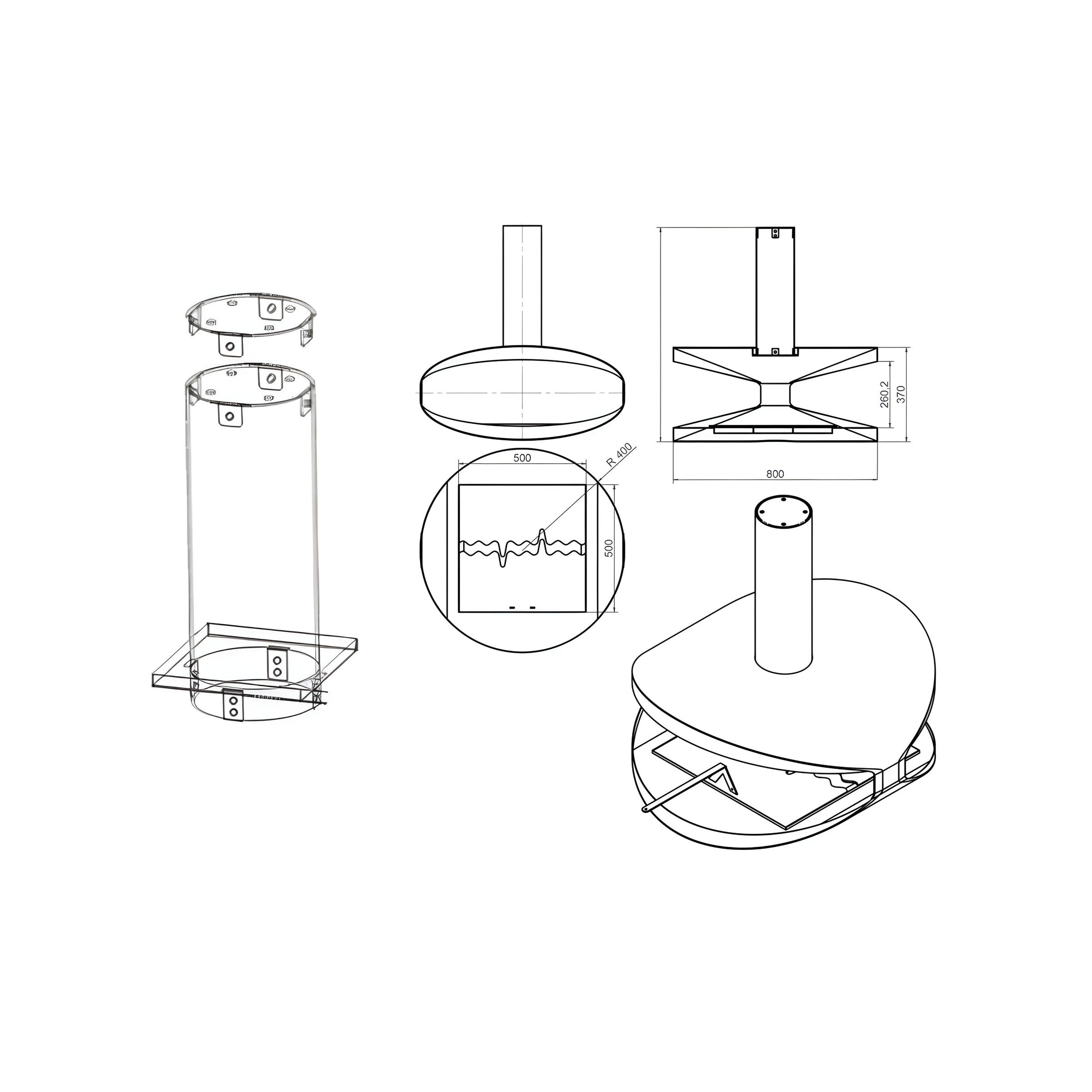 Hamma Bio Ethanol Plafondhaard D80 cm – afbeelding 6