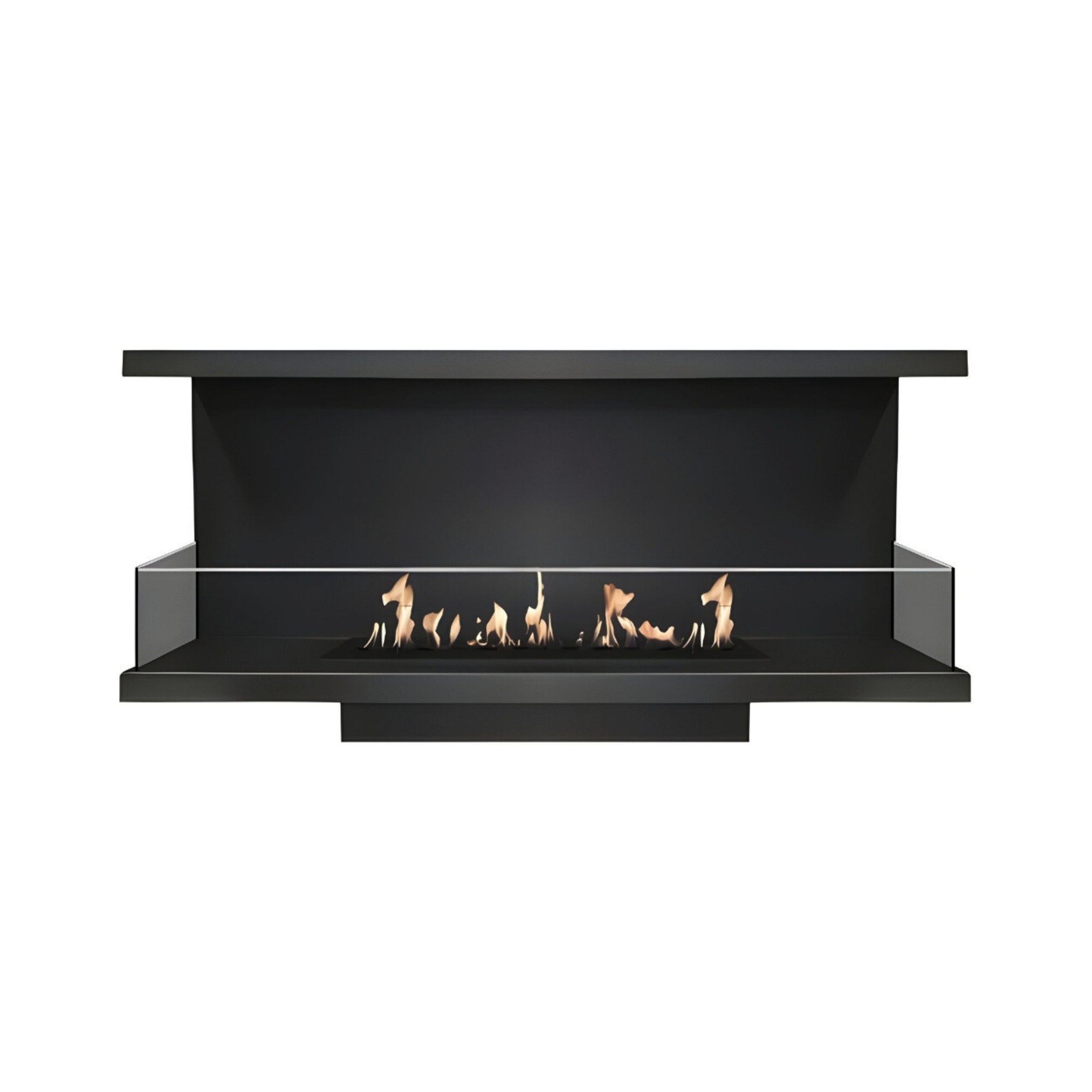 Made Driezijdig Inbouwhaard 90 cm – afbeelding 1