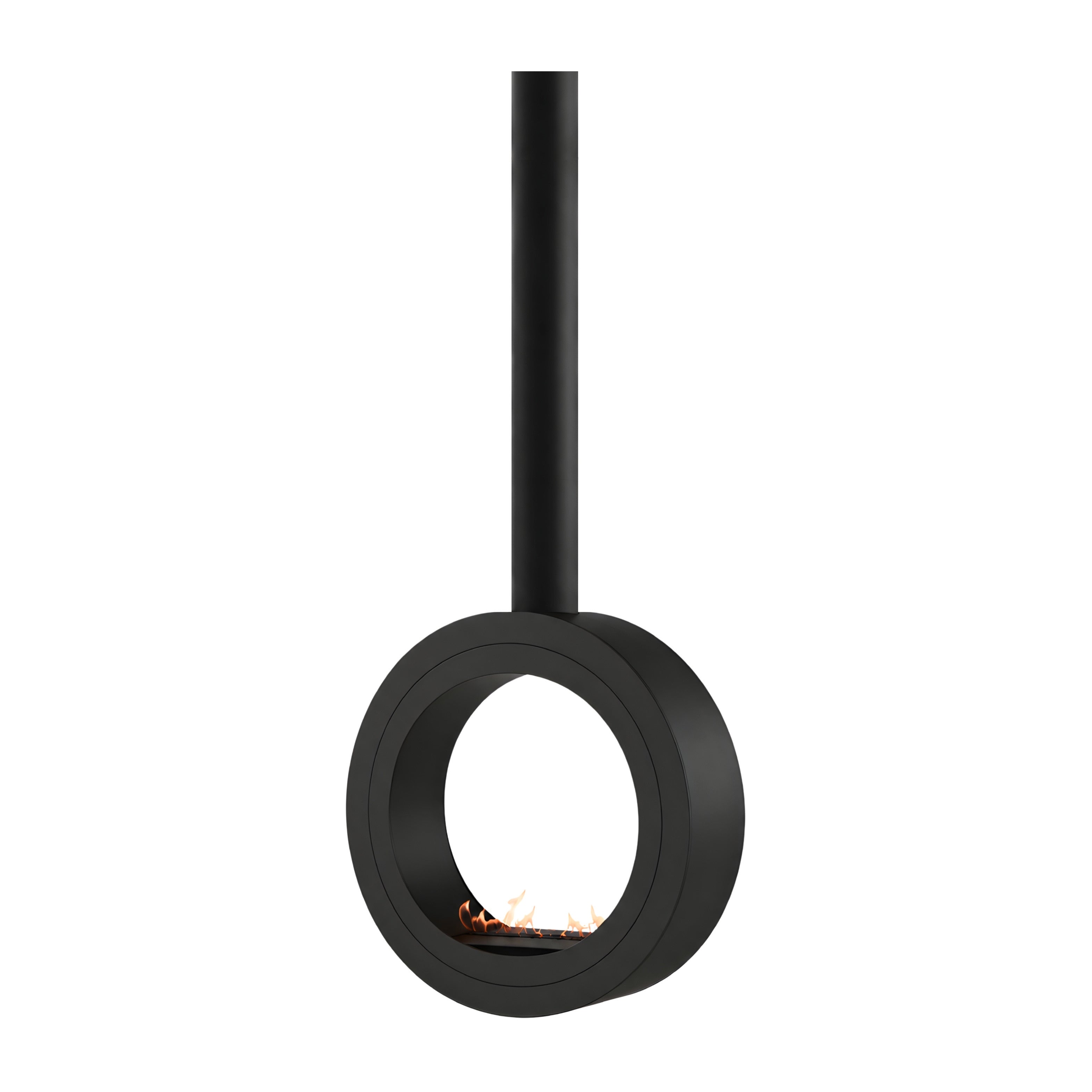 Arcos Tube Plafondhaard Zwart Ø80 - Ø120 cm
