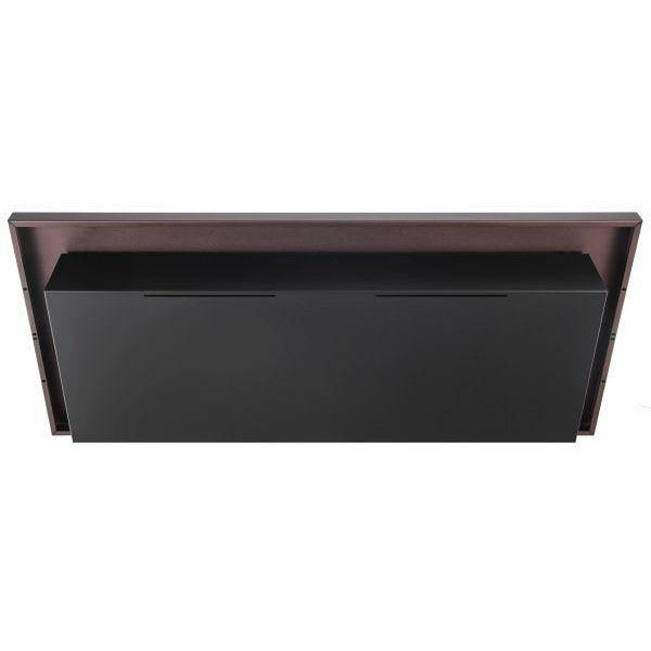 Rea Bruin Bio ethanol Inbouw - Wandhaard 90 cm – afbeelding 4