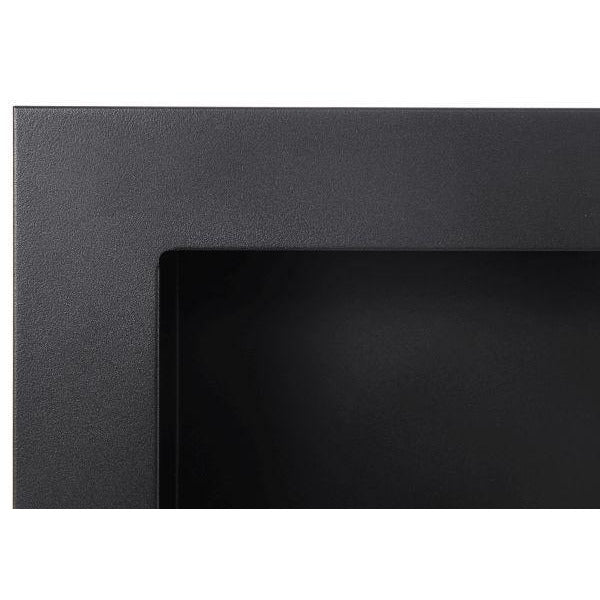 Rea Zwart Bio ethanol Inbouw - Wandhaard 90 cm – afbeelding 3