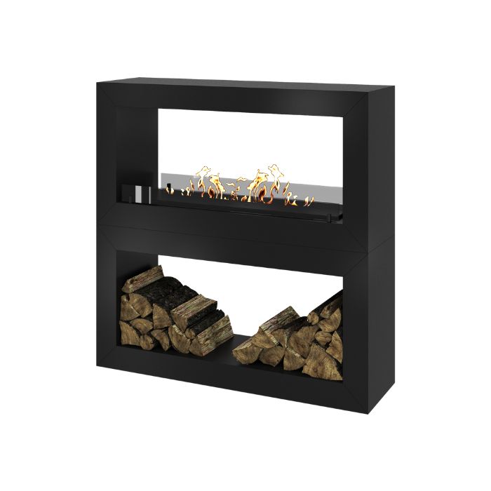 Home Roomdivider Doorkijkhaard 120 cm – afbeelding 1