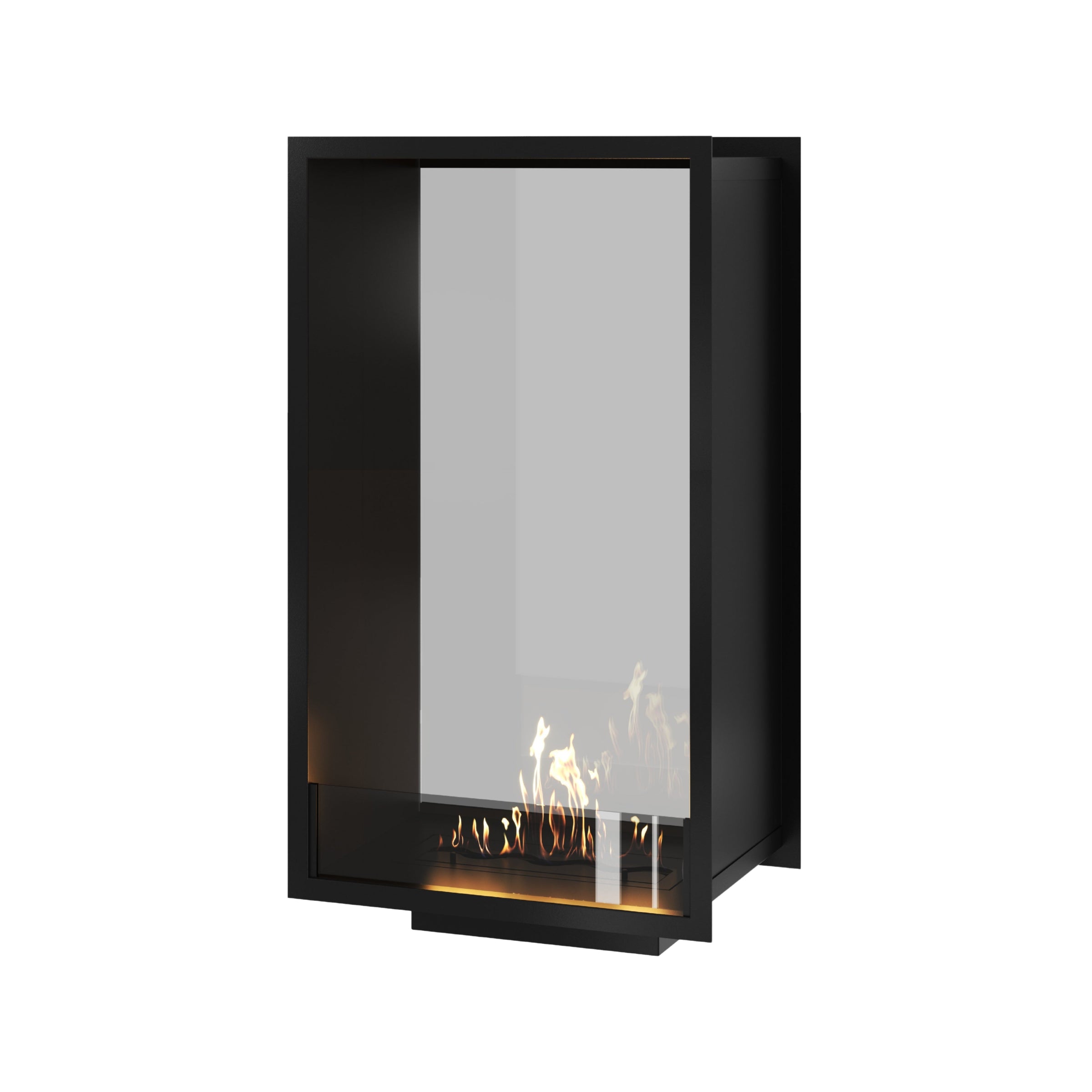 Fame Vertical Doorkijkhaard Enkel Volle Glas 60 x 120 cm – afbeelding 1