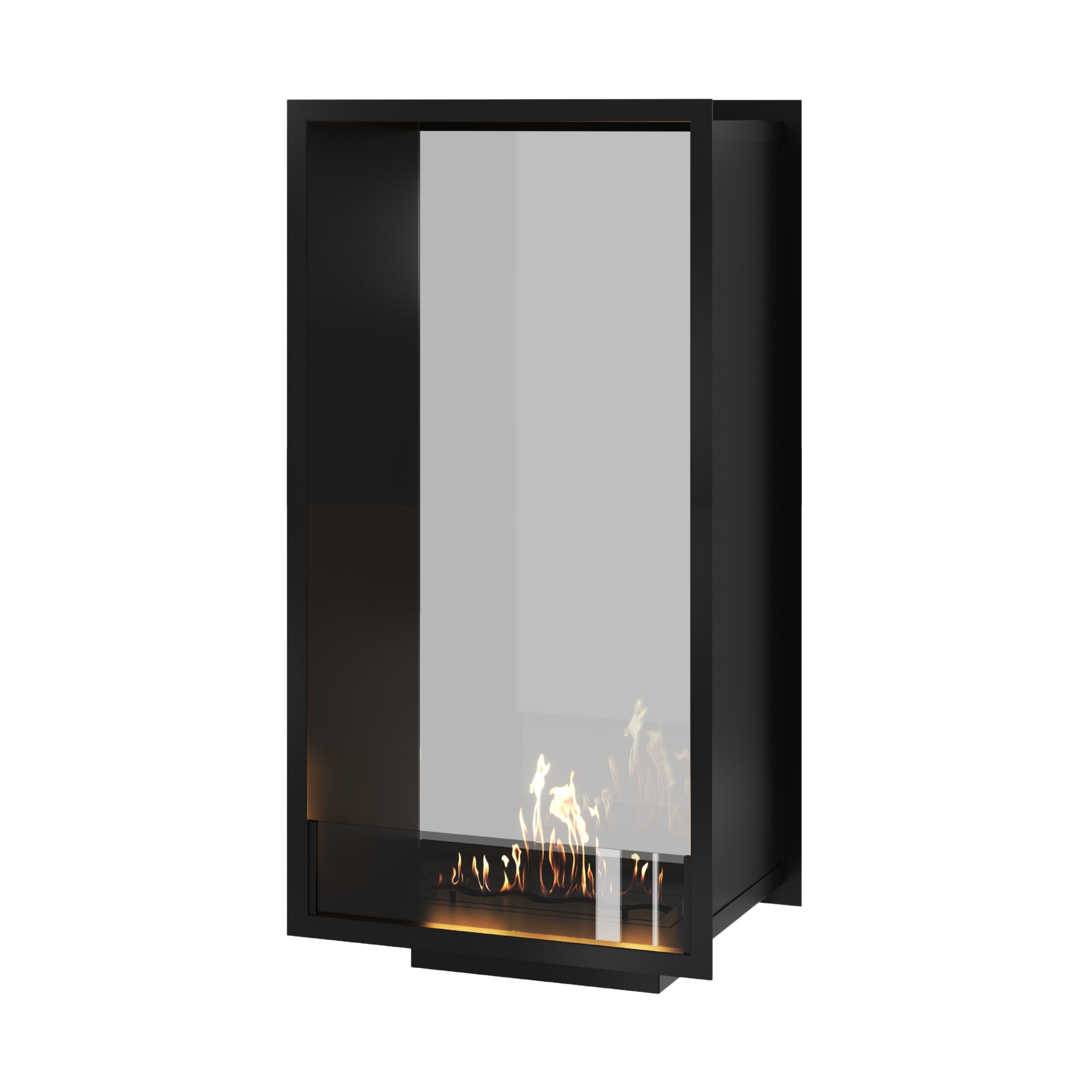 Fame Vertical Doorkijkhaard Enkel Volle Glas 60 x 160 cm – afbeelding 1