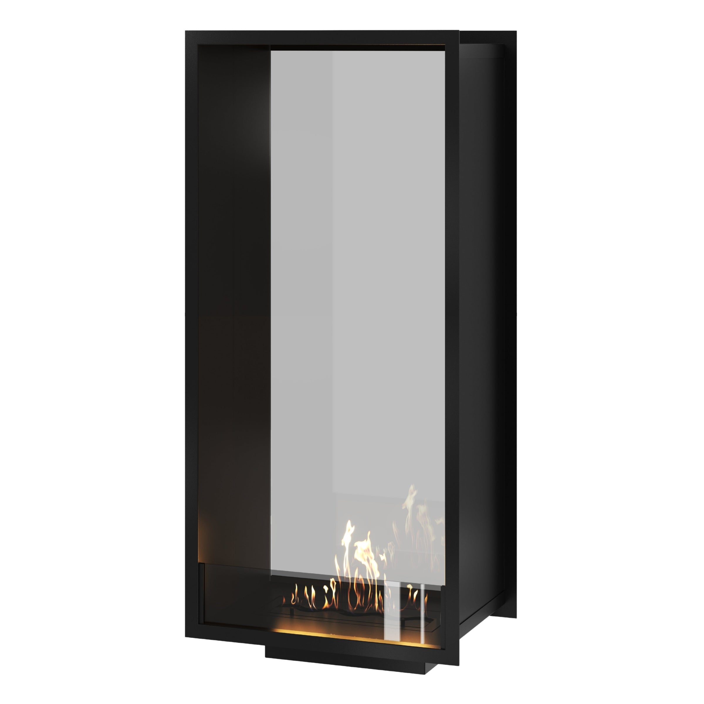 Fame Vertical Doorkijkhaard Enkel Volle Glas 60 x 200 cm – afbeelding 1