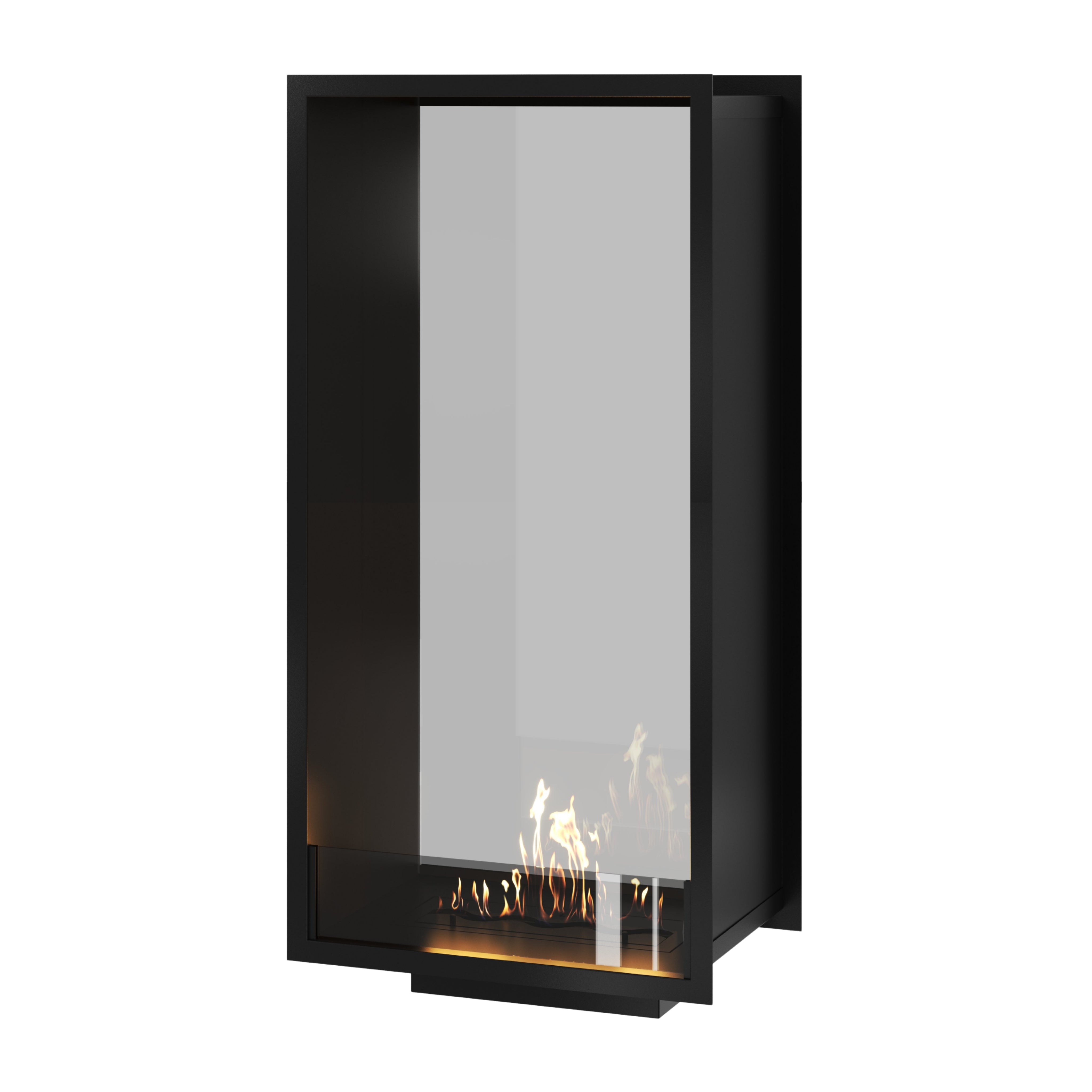 Fame Vertical Doorkijkhaard Enkel Volle Glas 60 x 180 cm – afbeelding 1