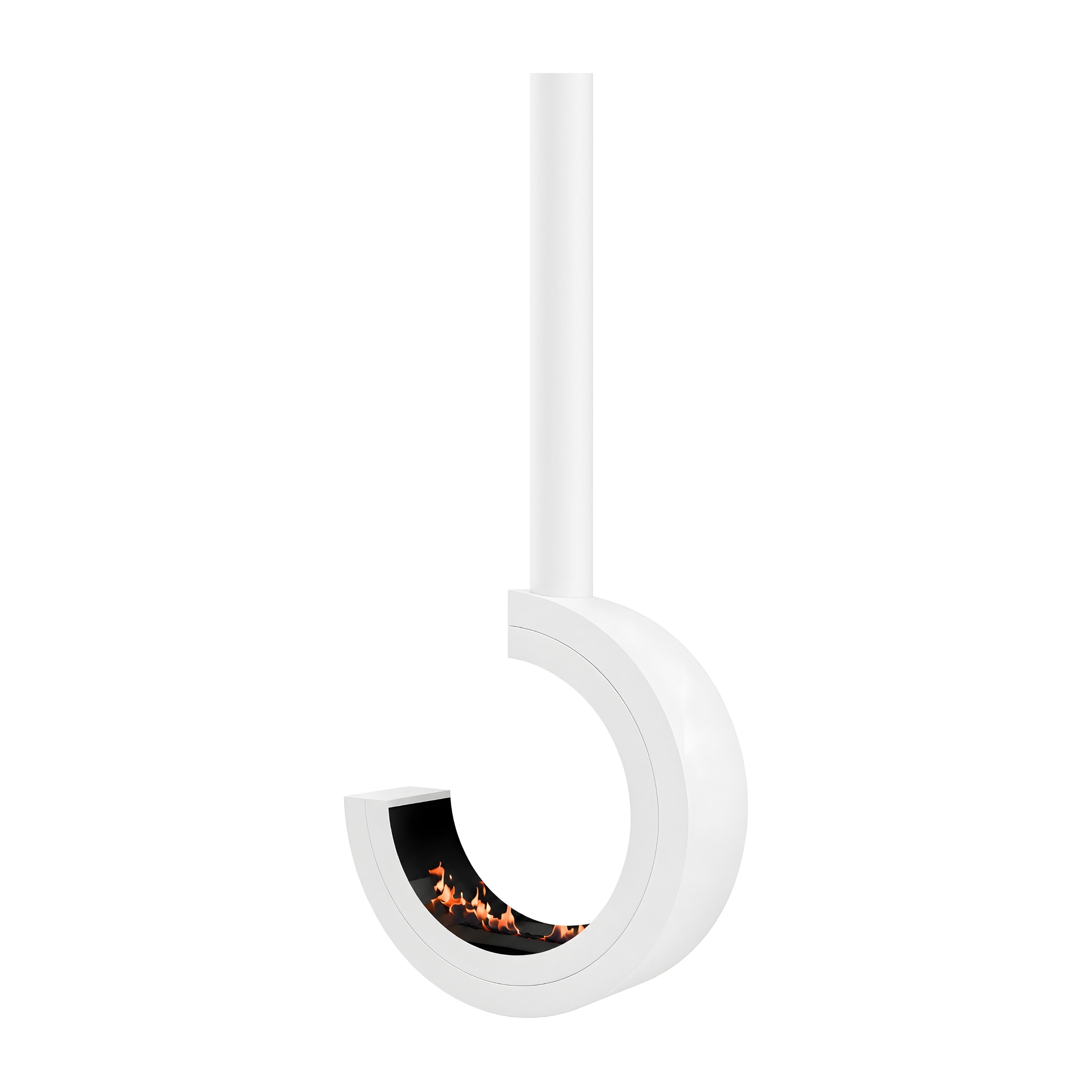 Arcos 3/4 Tube Plafondhaard Wit Ø80 - Ø120 cm
