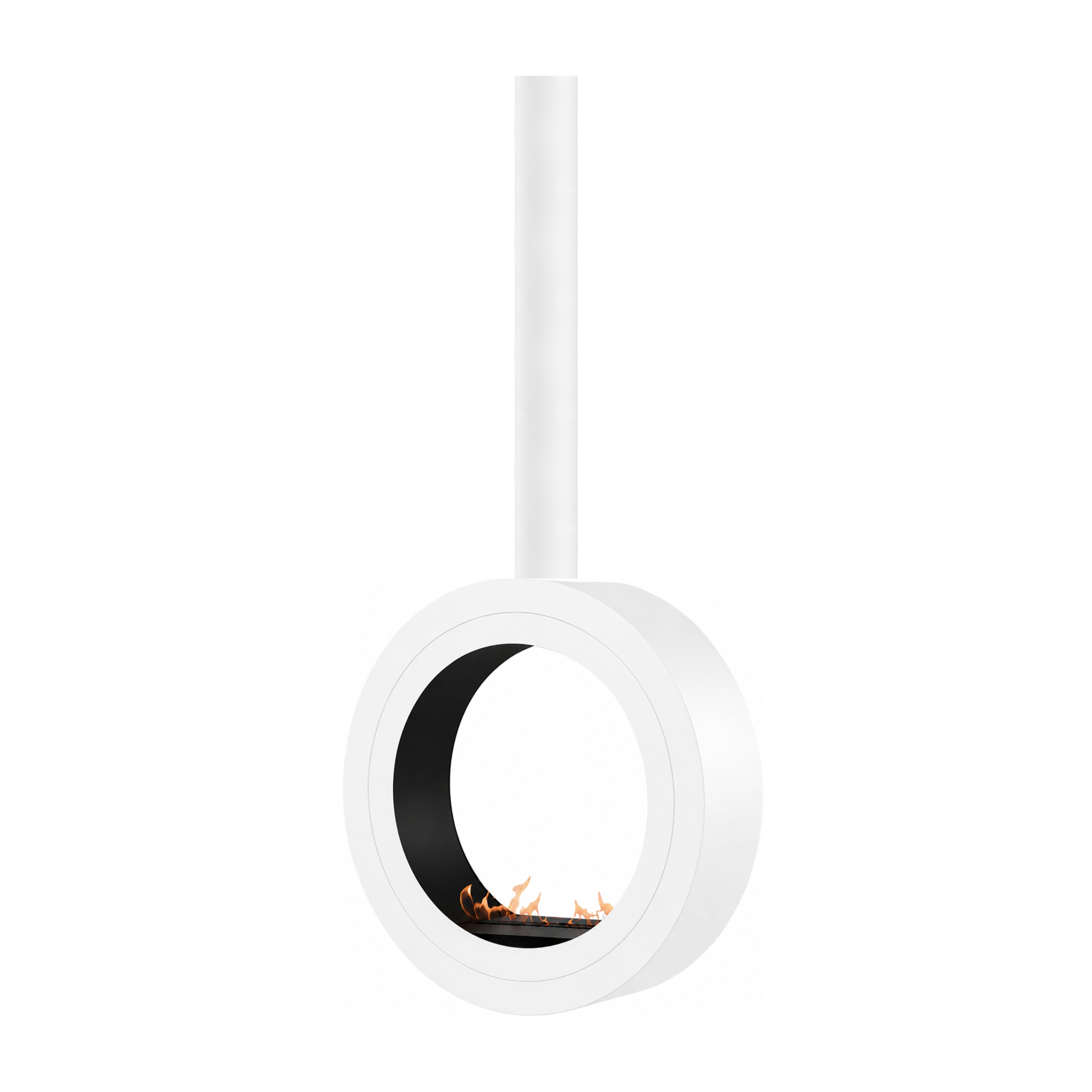 Arcos Tube Plafondhaard Wit Ø80 - Ø120 cm