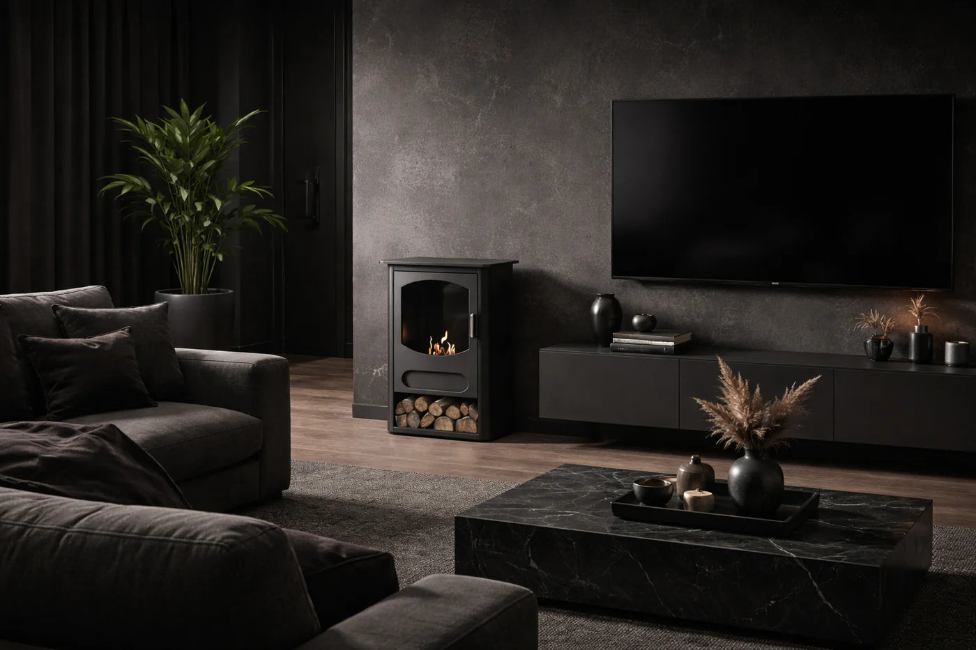 Aurora Bio Ethanol Kachel H70 cm