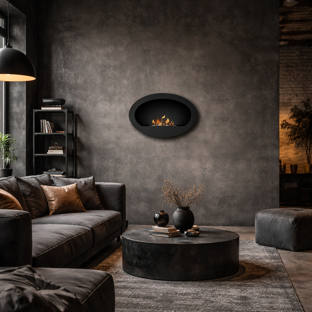 Avilia Bio Ethanol Wandhaard D60 cm – afbeelding 3