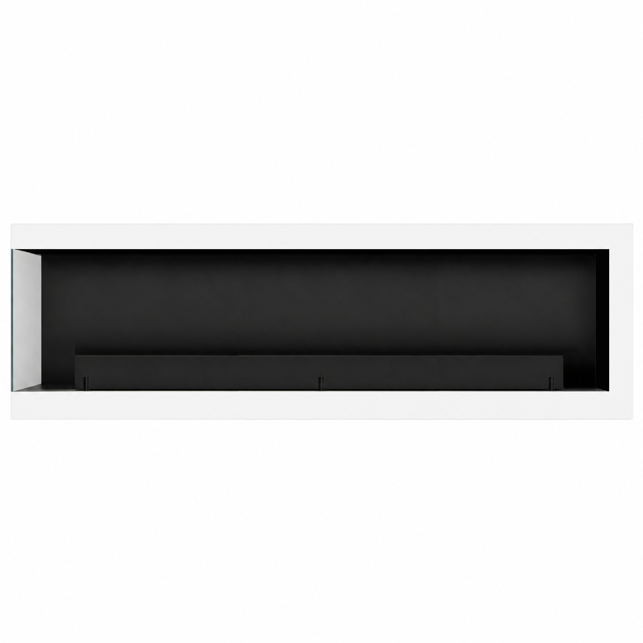 Base Box Links Hangende Hoekhaard Wit 140 cm