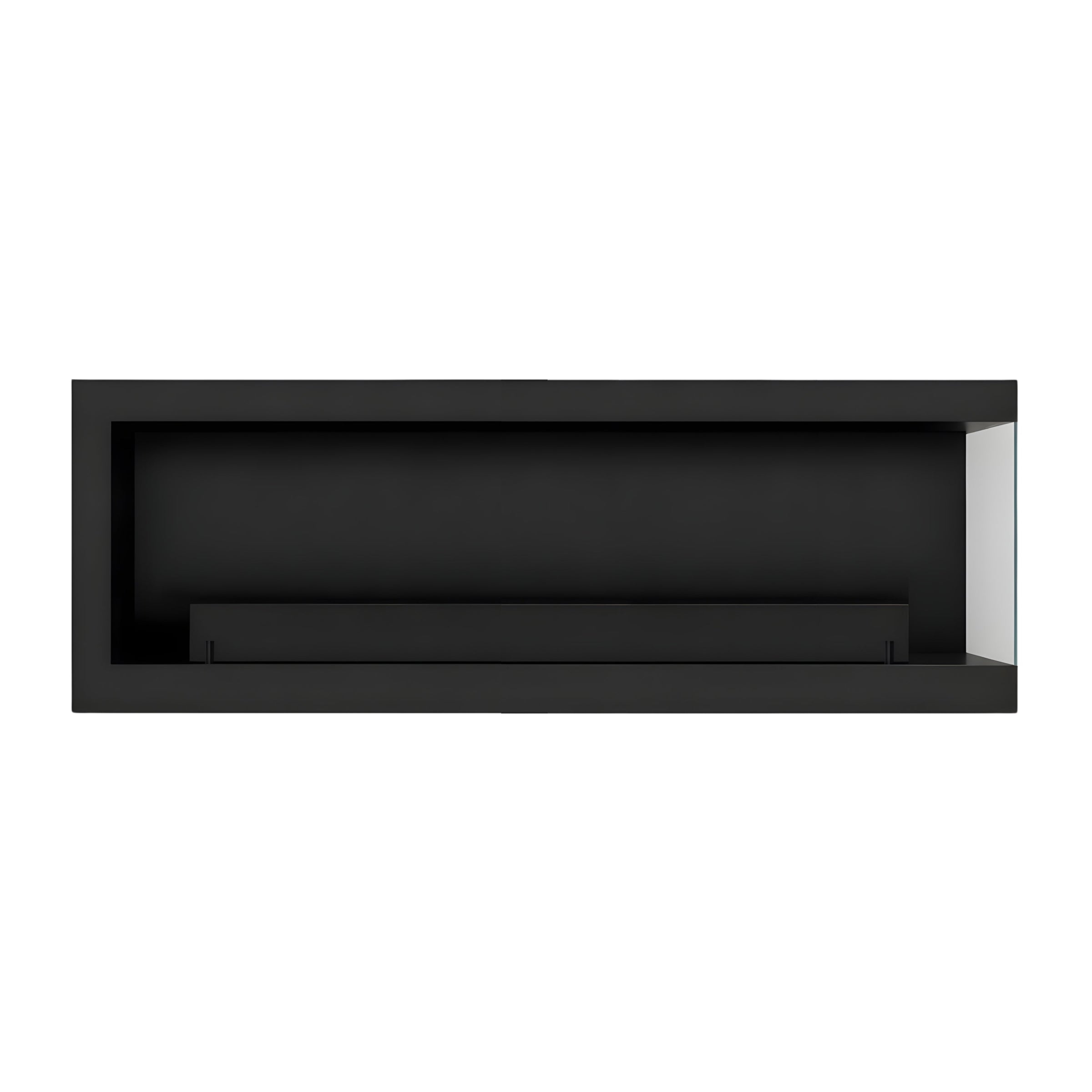Base Box Rechts Hangende Hoekhaard Zwart 140 cm