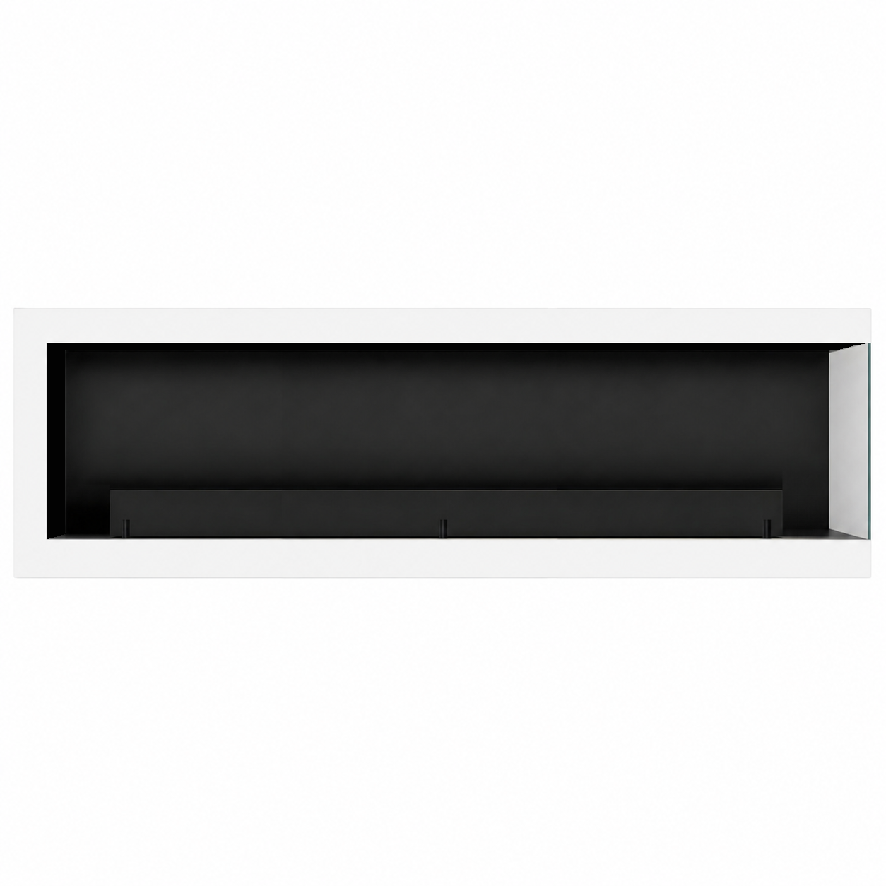 Base Box Rechts Hangende Hoekhaard Wit 160 cm