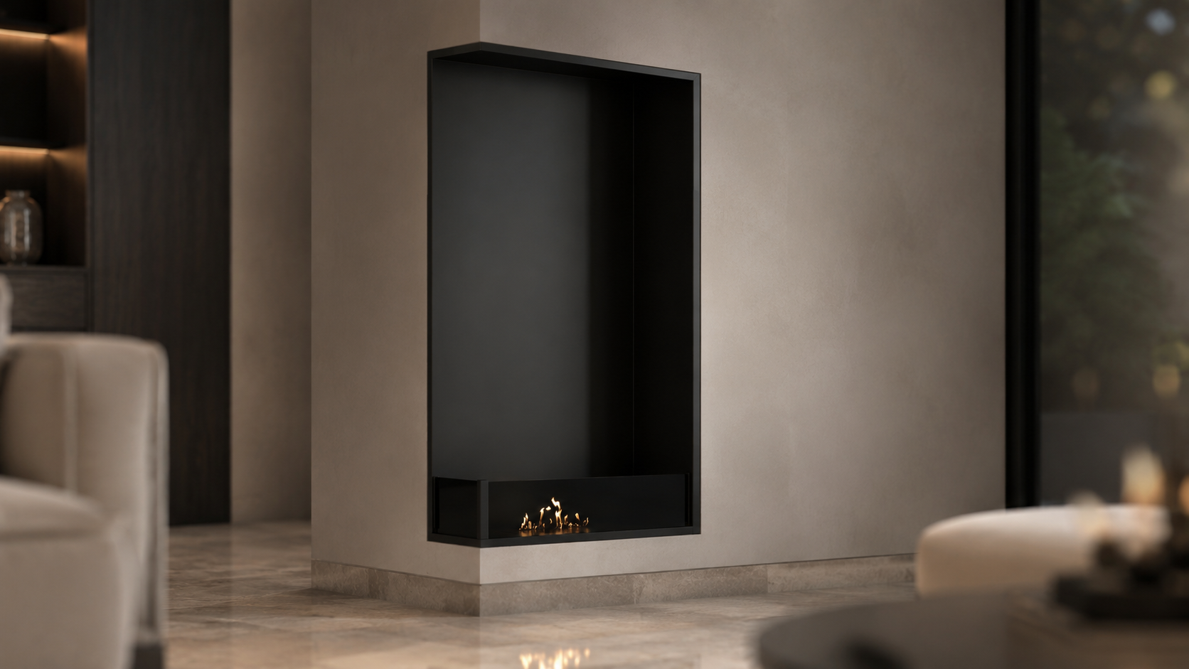 Base Vertical Hoekhaard Links Laag Glas 70 x 160 cm – afbeelding 2