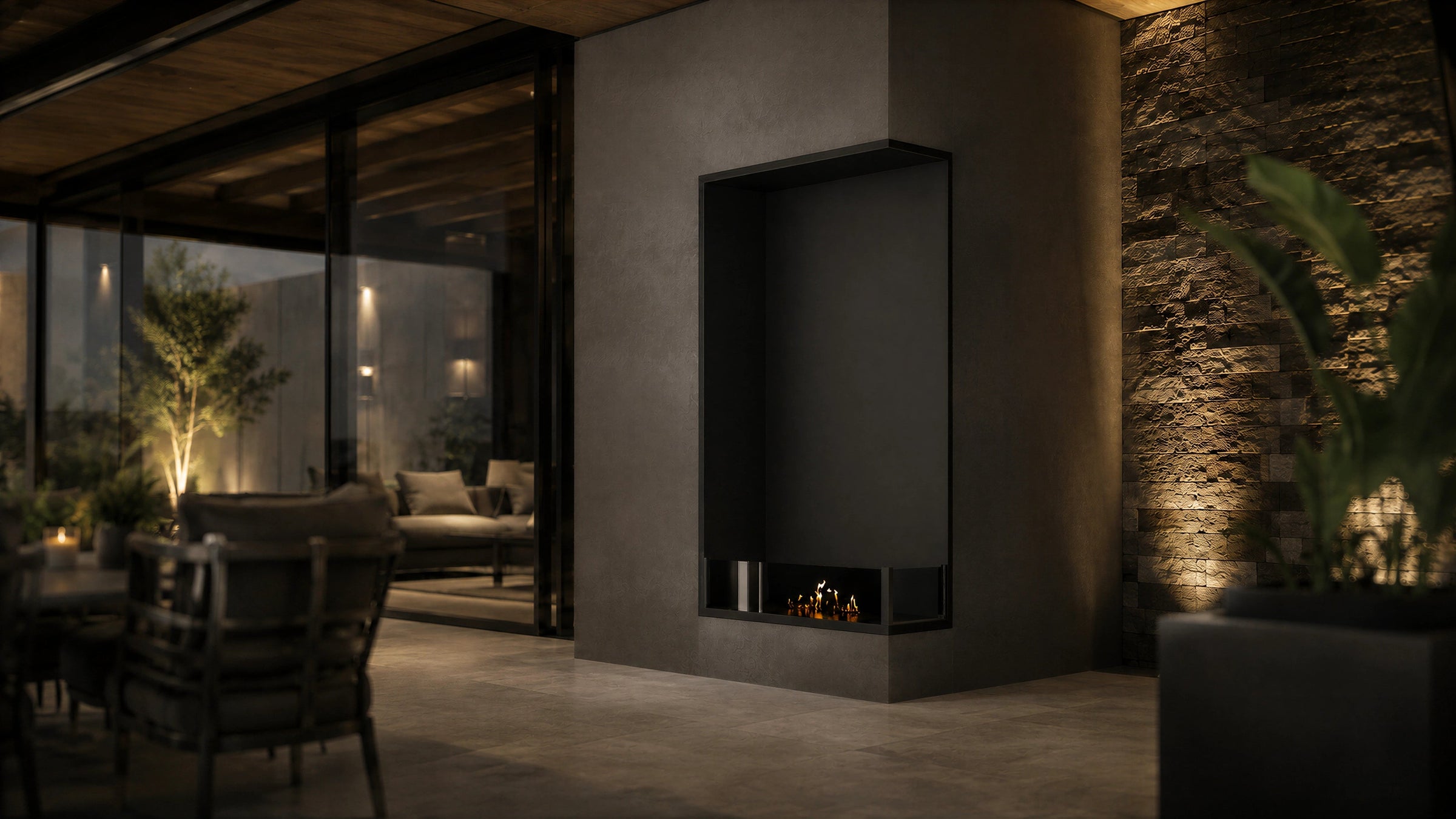 Base Vertical Hoekhaard Rechts Laag Glas 60 x 100 cm – afbeelding 2