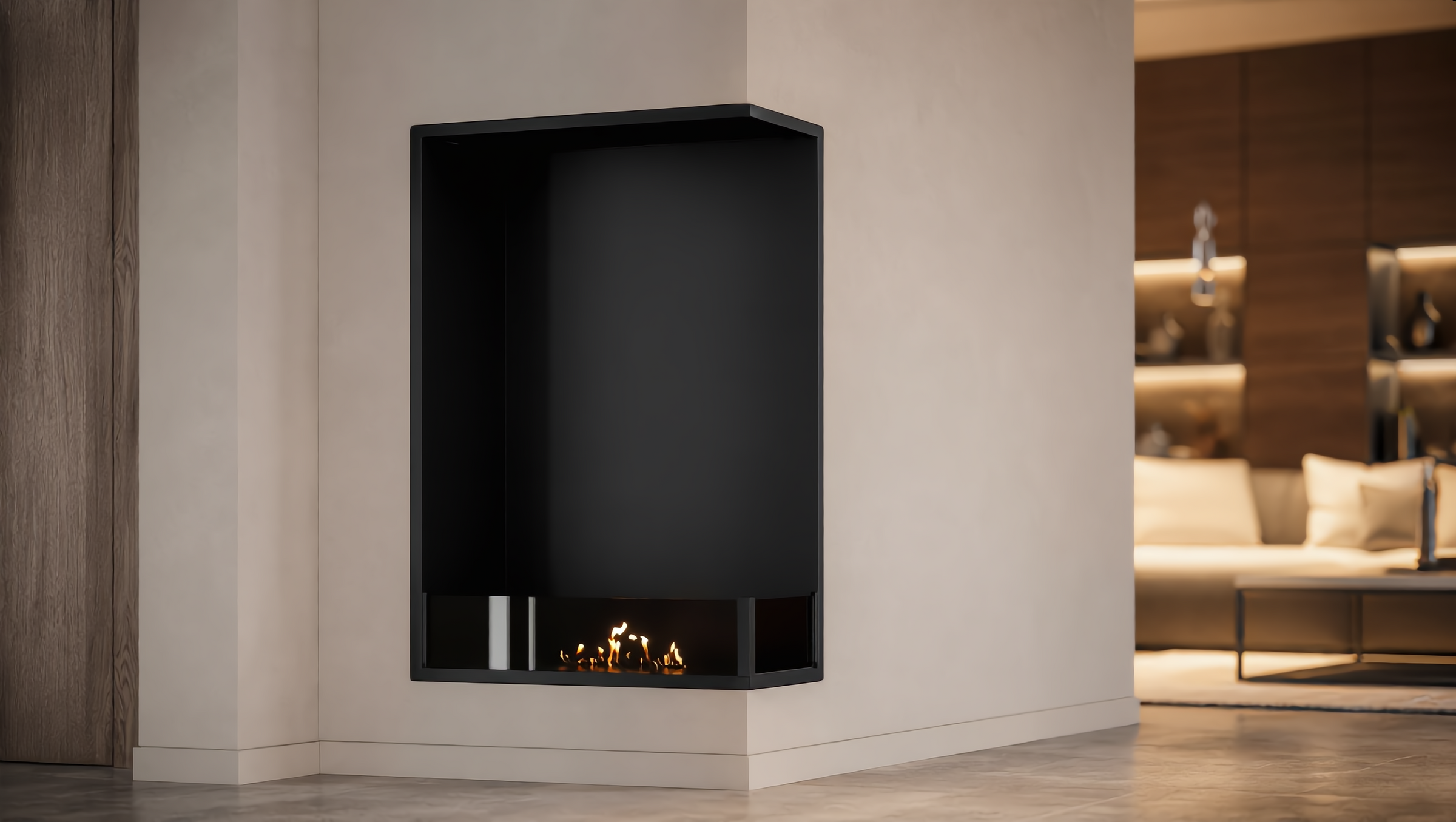 Base Vertical Hoekhaard Rechts Laag Glas 80 x 120 cm – afbeelding 2