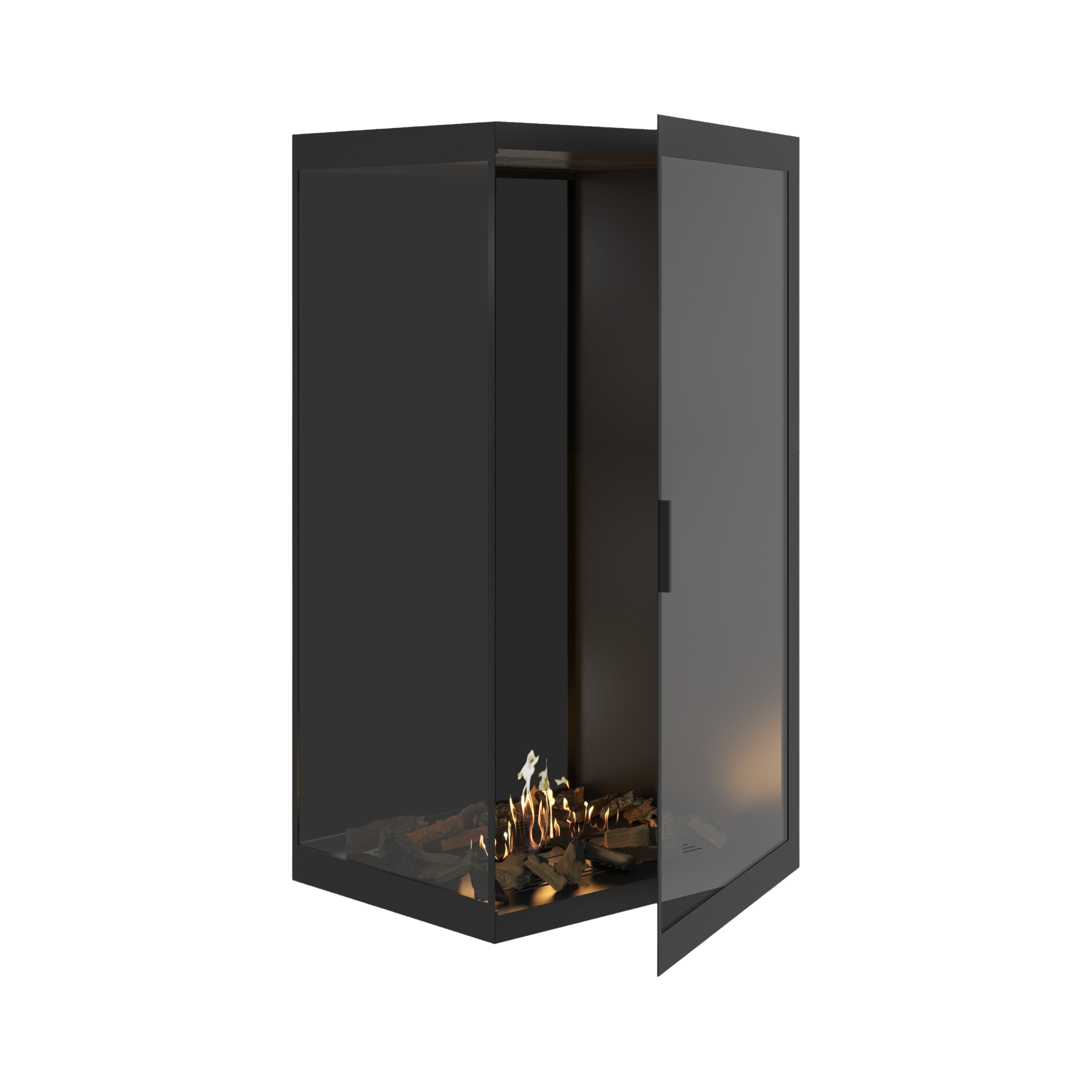 Base Vertical Hoekhaard Links Volle Glas 80 x 140 cm – afbeelding 1