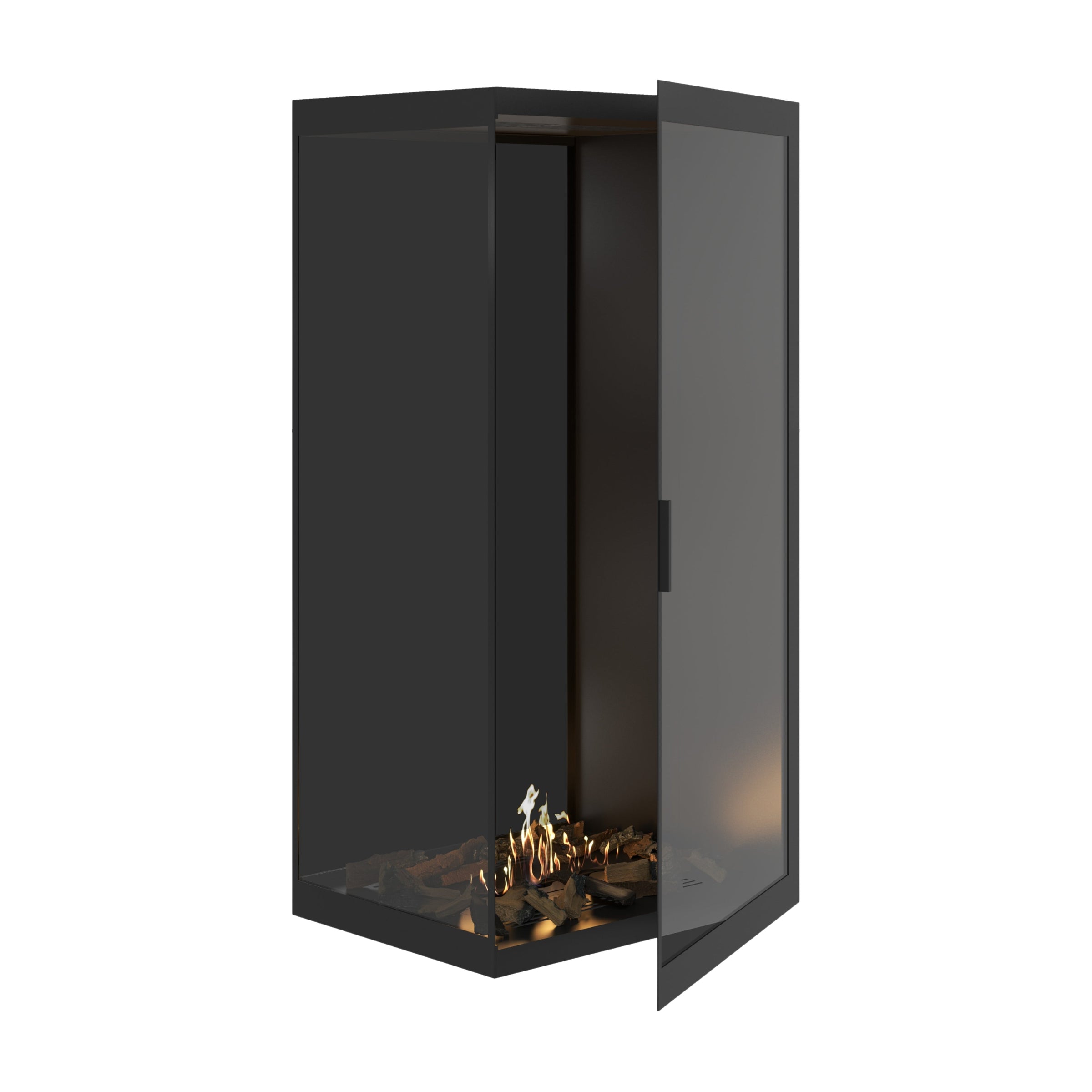 Base Vertical Hoekhaard Links Volle Glas 80 x 160 cm – afbeelding 1