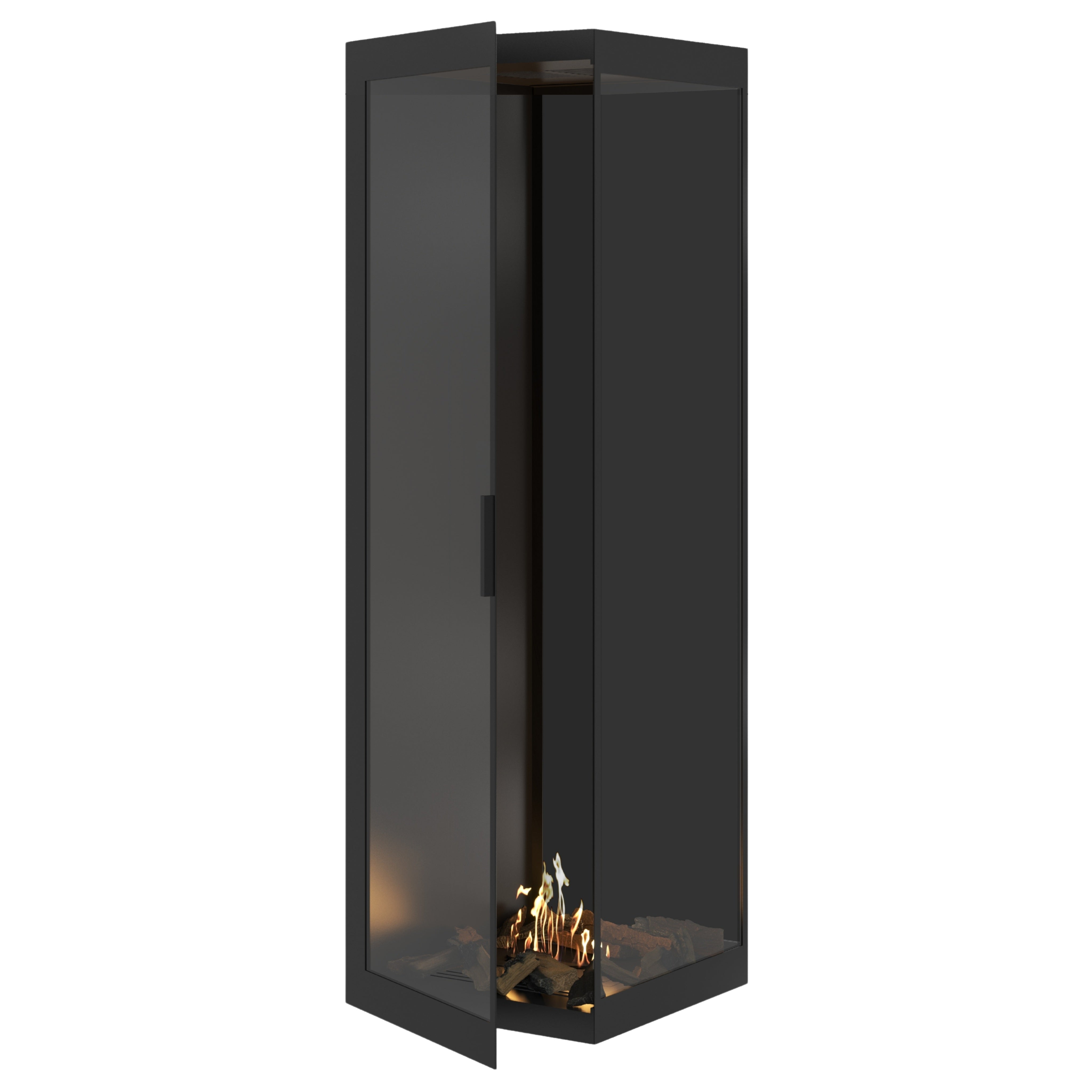Base Vertical Hoekhaard Rechts Volle Glas 60 x 200 cm – afbeelding 1