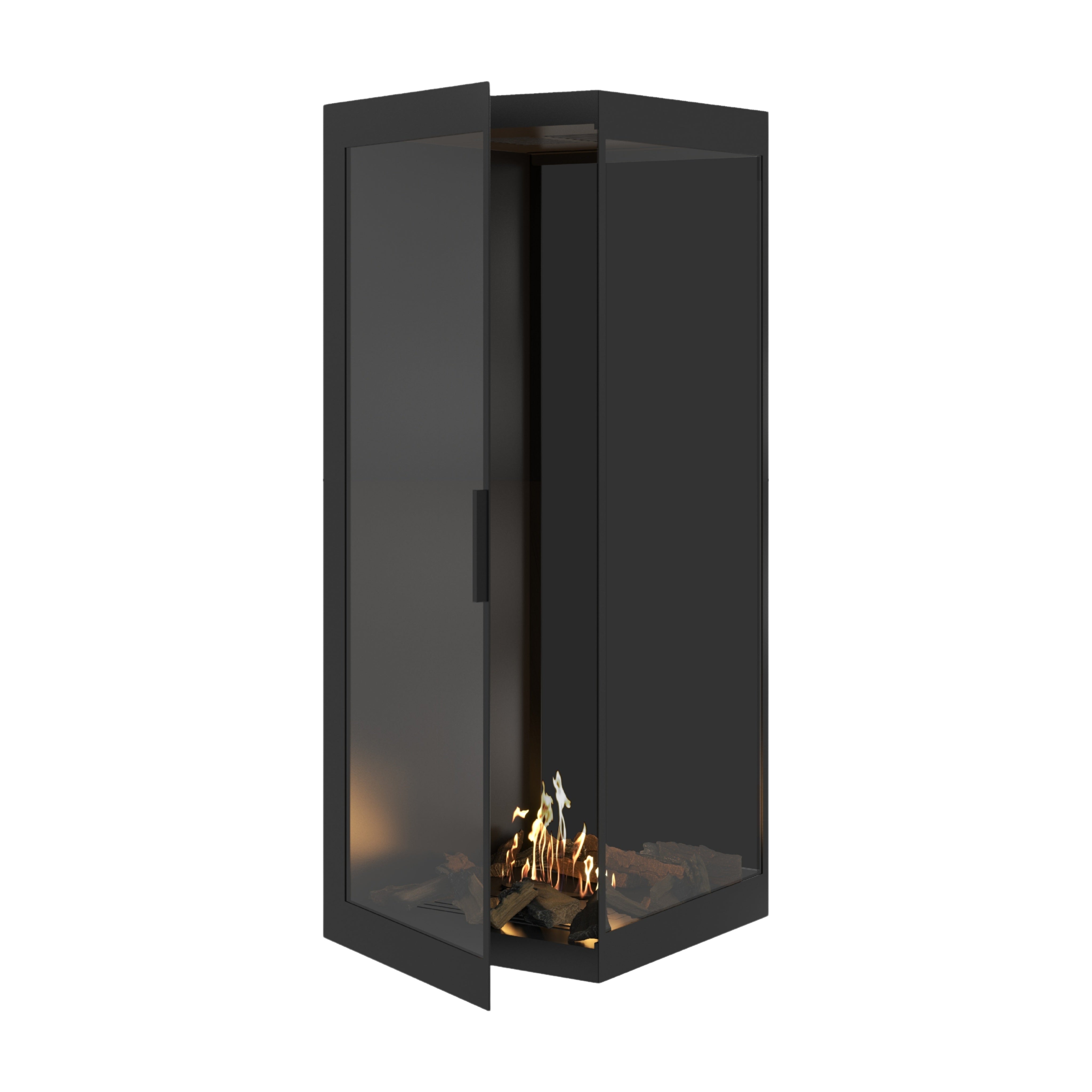 Base Vertical Hoekhaard Rechts Volle Glas 70 x 160 cm – afbeelding 1
