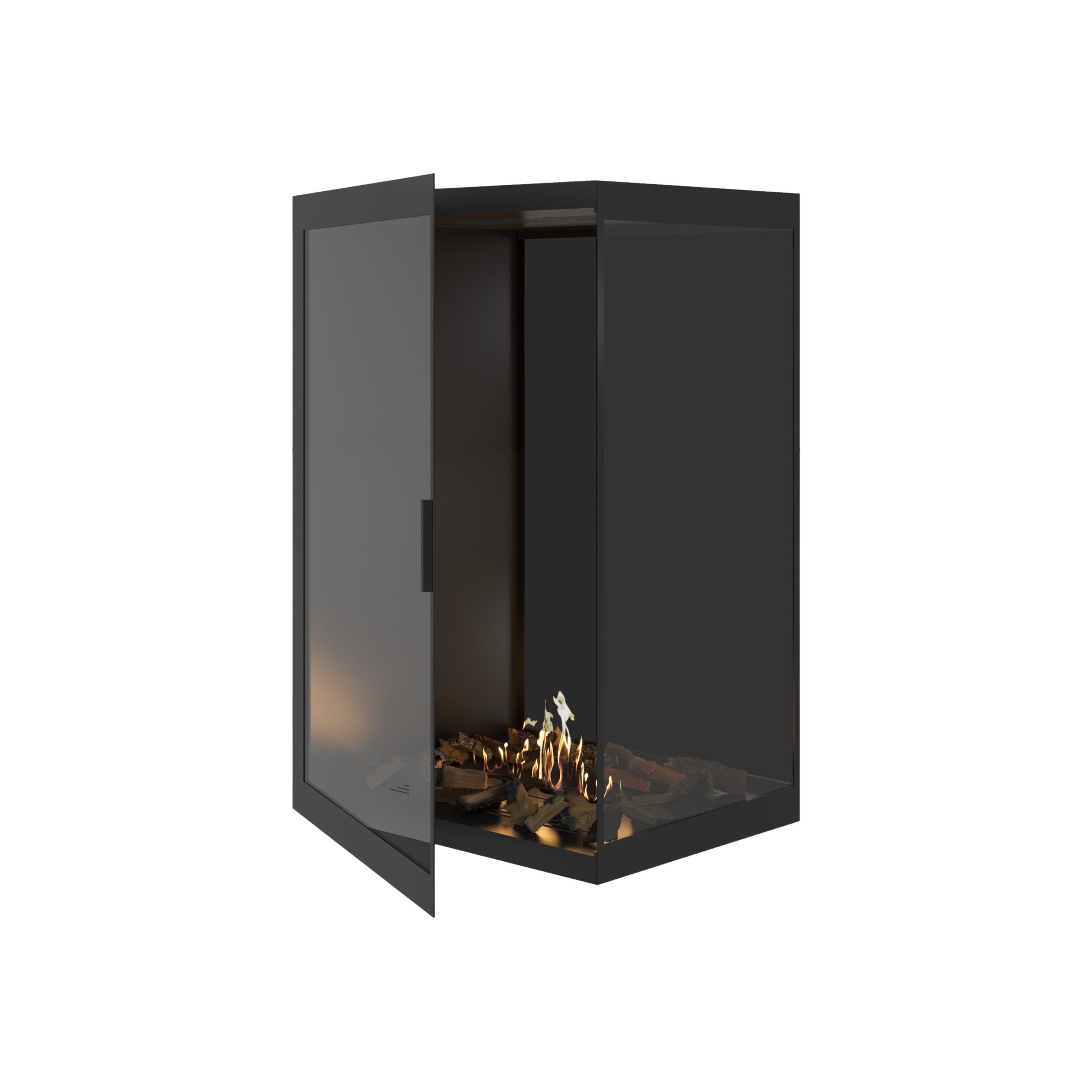 Base Vertical Hoekhaard Rechts Volle Glas 80 x 100 cm – afbeelding 1