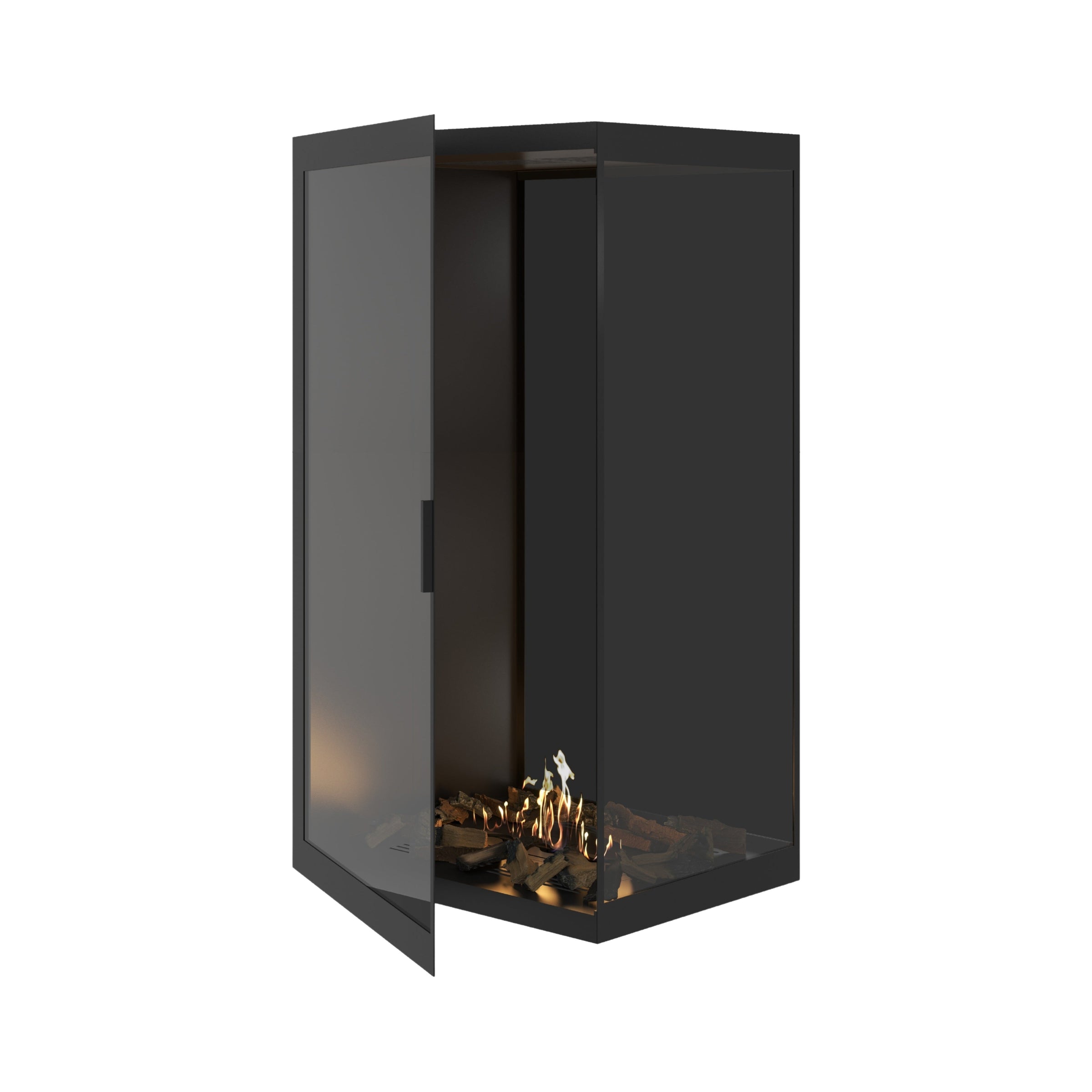Base Vertical Hoekhaard Rechts Volle Glas 80 x 140 cm – afbeelding 1