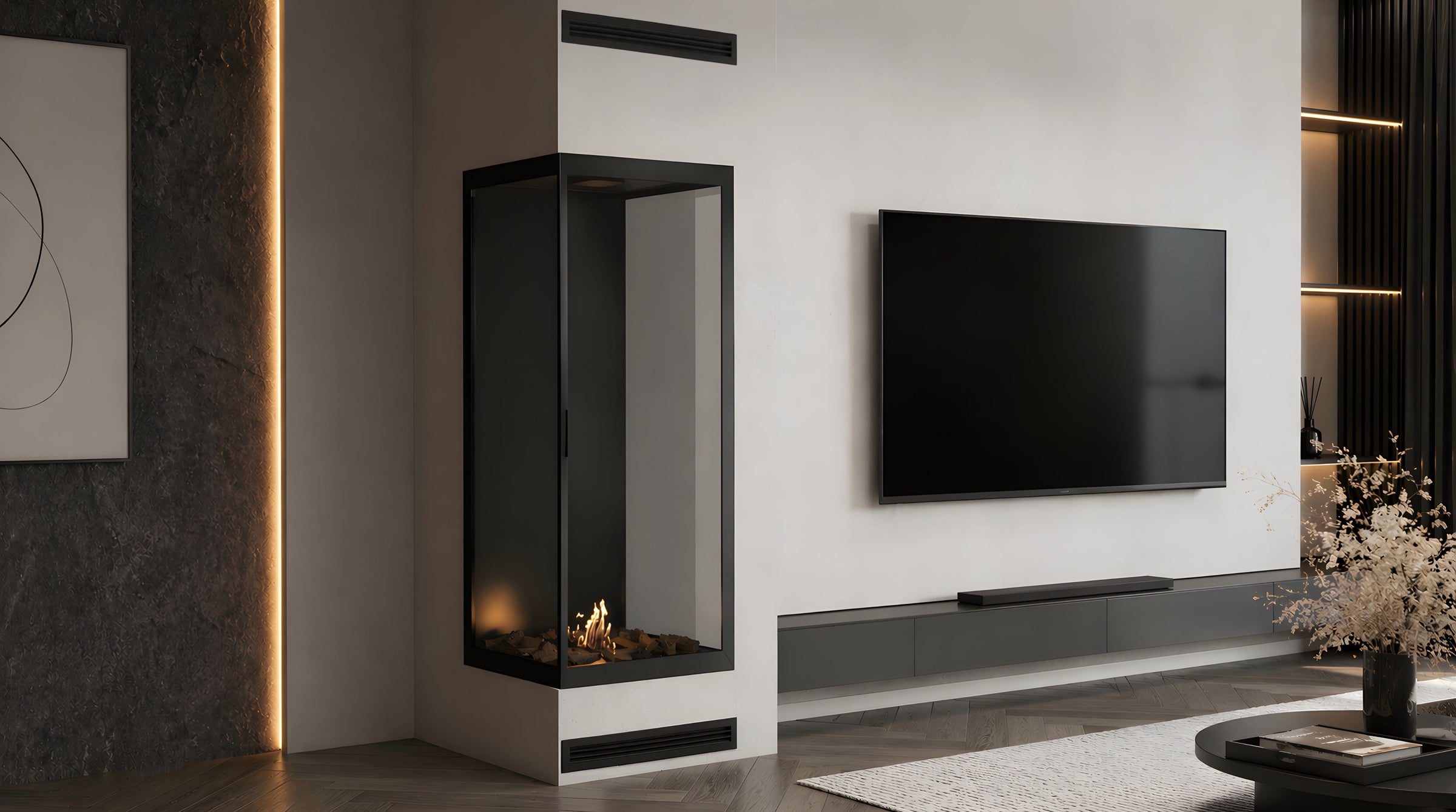 Base Vertical Hoekhaard Links Volle Glas 60 x 200 cm – afbeelding 4