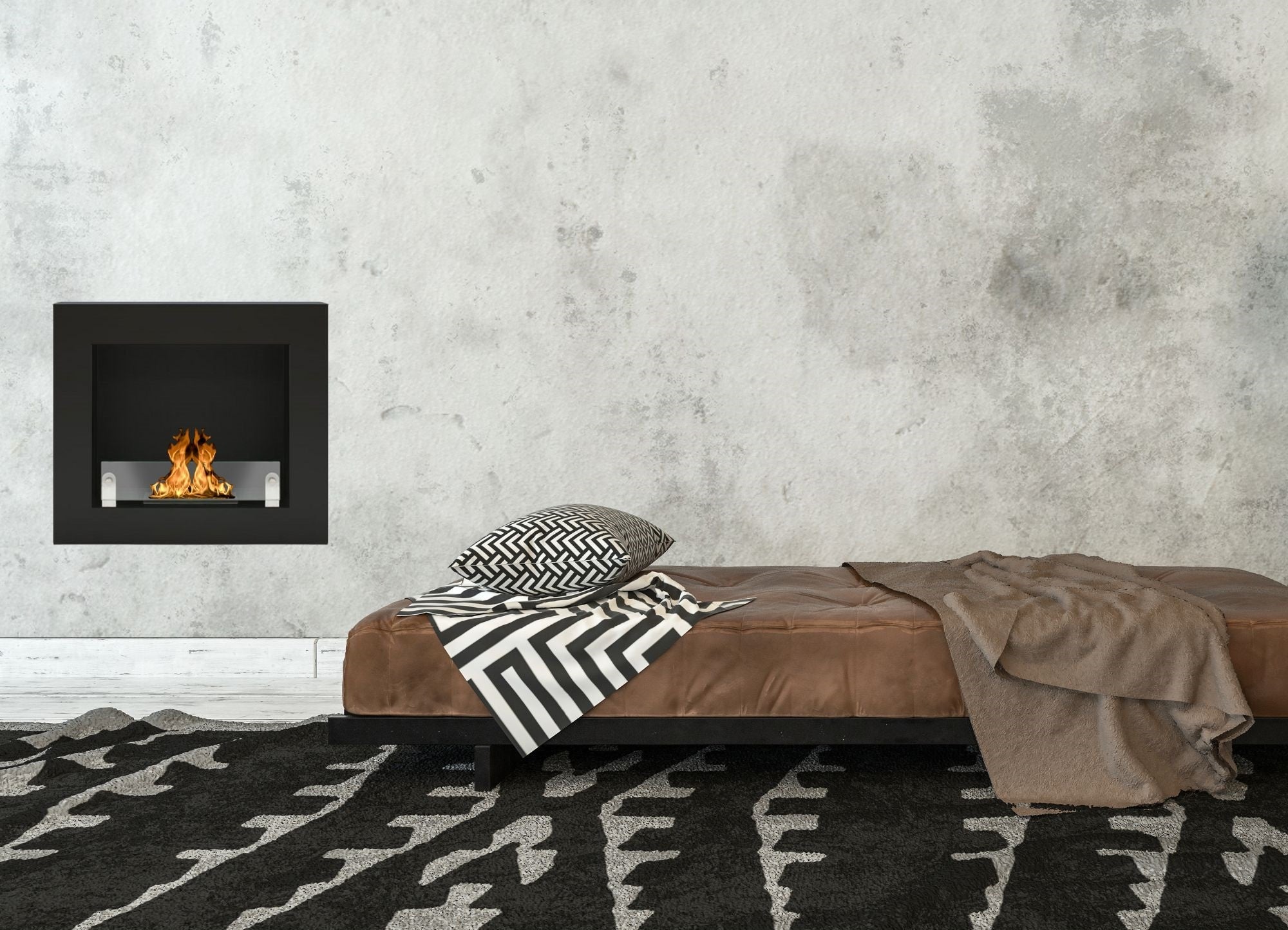 Basia Bio Ethanol Wandhaard 70 cm – afbeelding 2