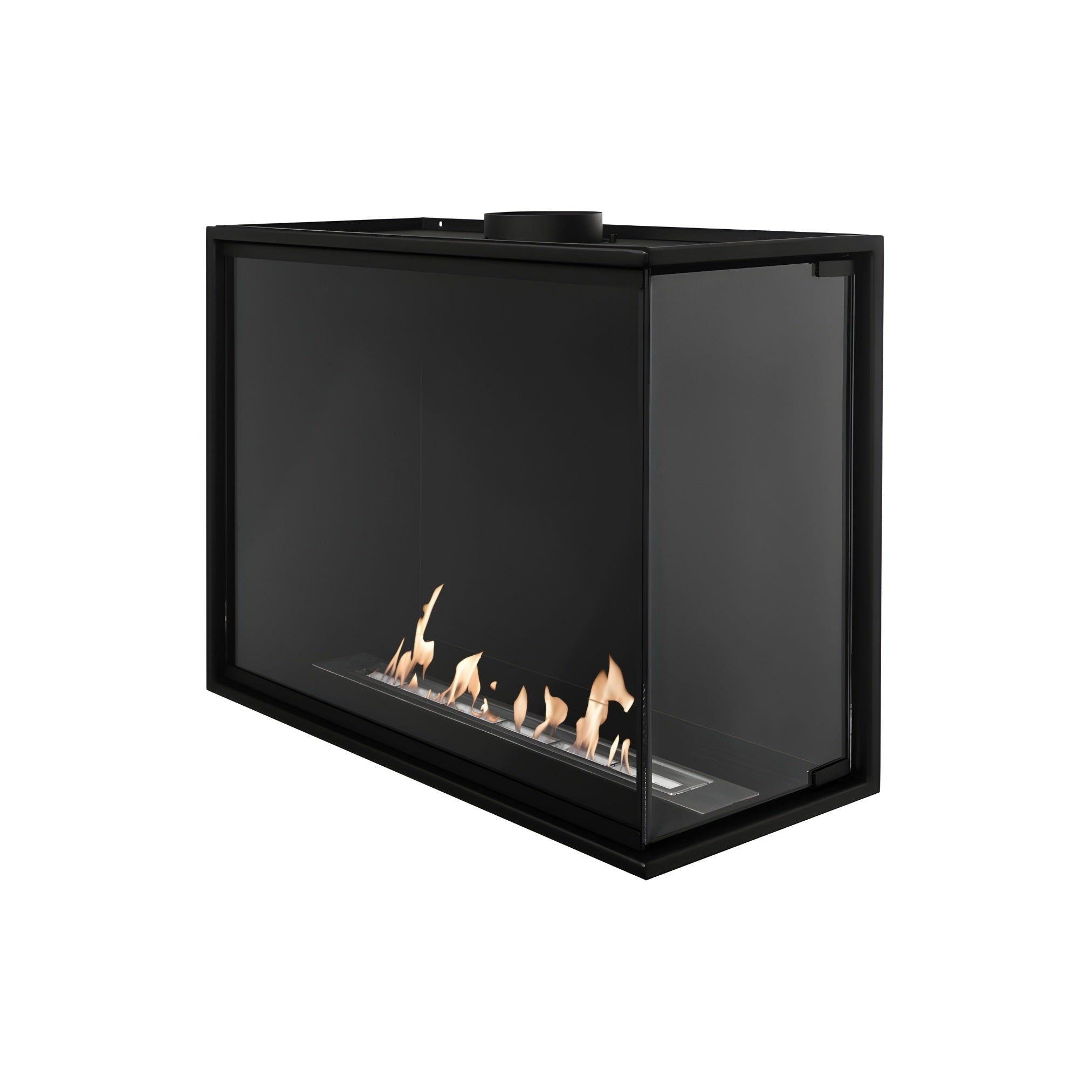 Bio Ethanol Inbouwhoekhaard Rechts 60 cm – afbeelding 1