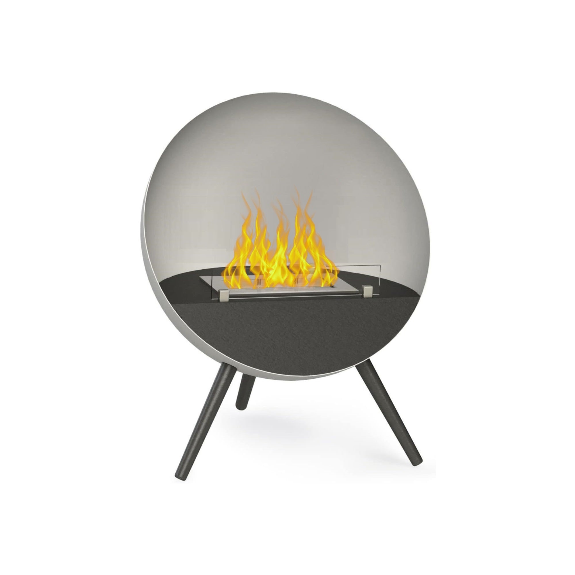 Bollo Flame Wit Vrijstaand Bio-Ethanol Haard