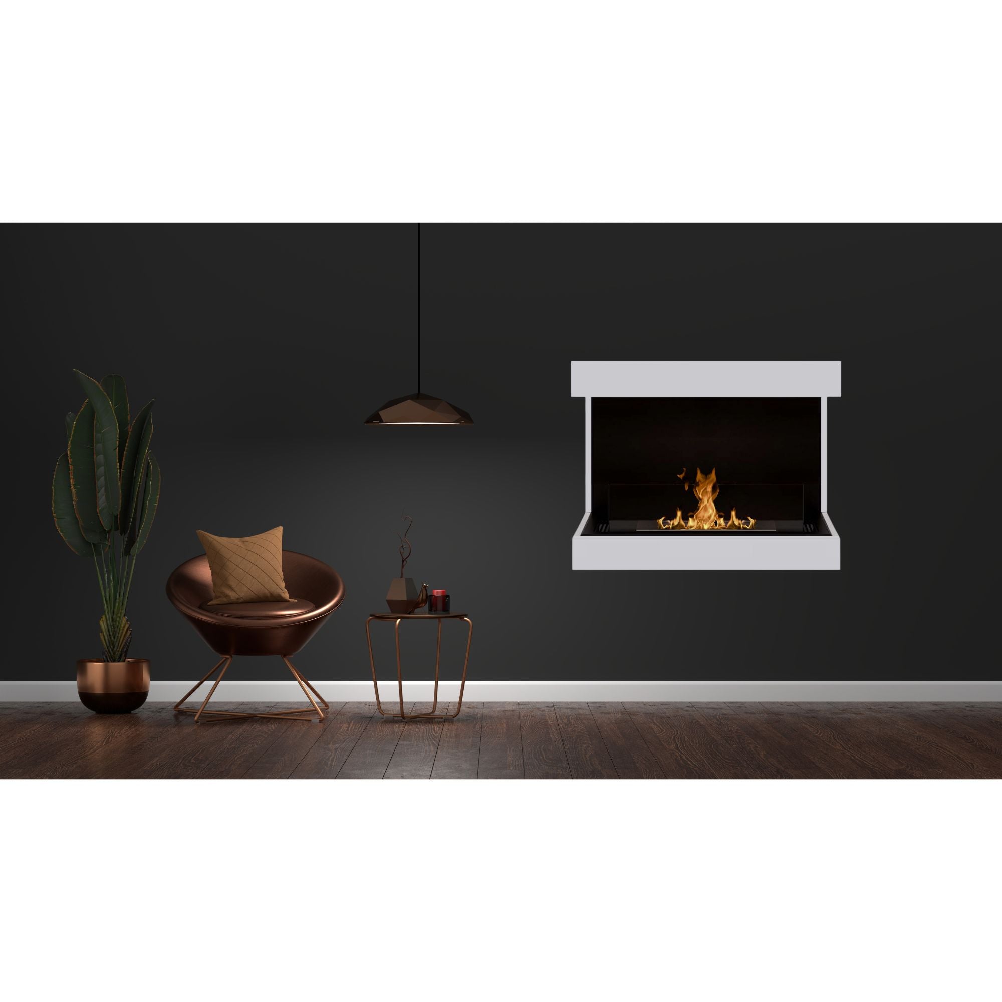 Caal Bio Ethanol Wandhaard 70 cm – afbeelding 2