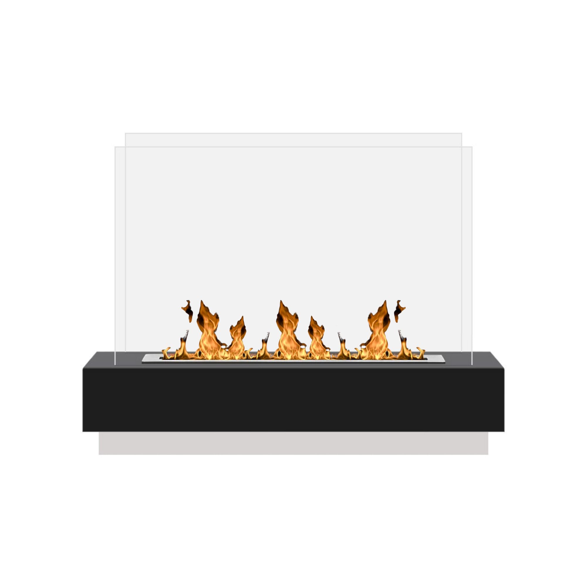 Cara Zwart Bio Ethanol Tafelhaard 80 cm – afbeelding 1