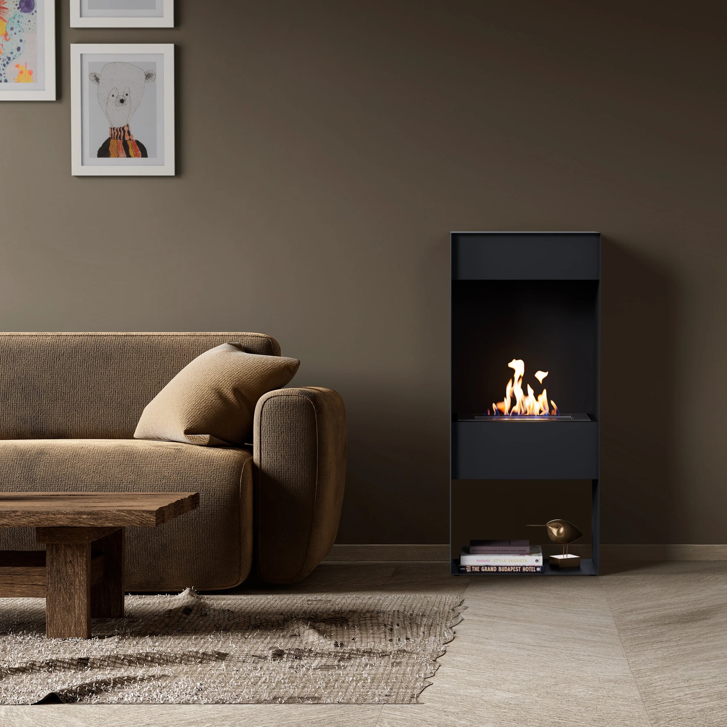 Coce Bio Ethanol Vrijstaand Haard H104 cm – afbeelding 2