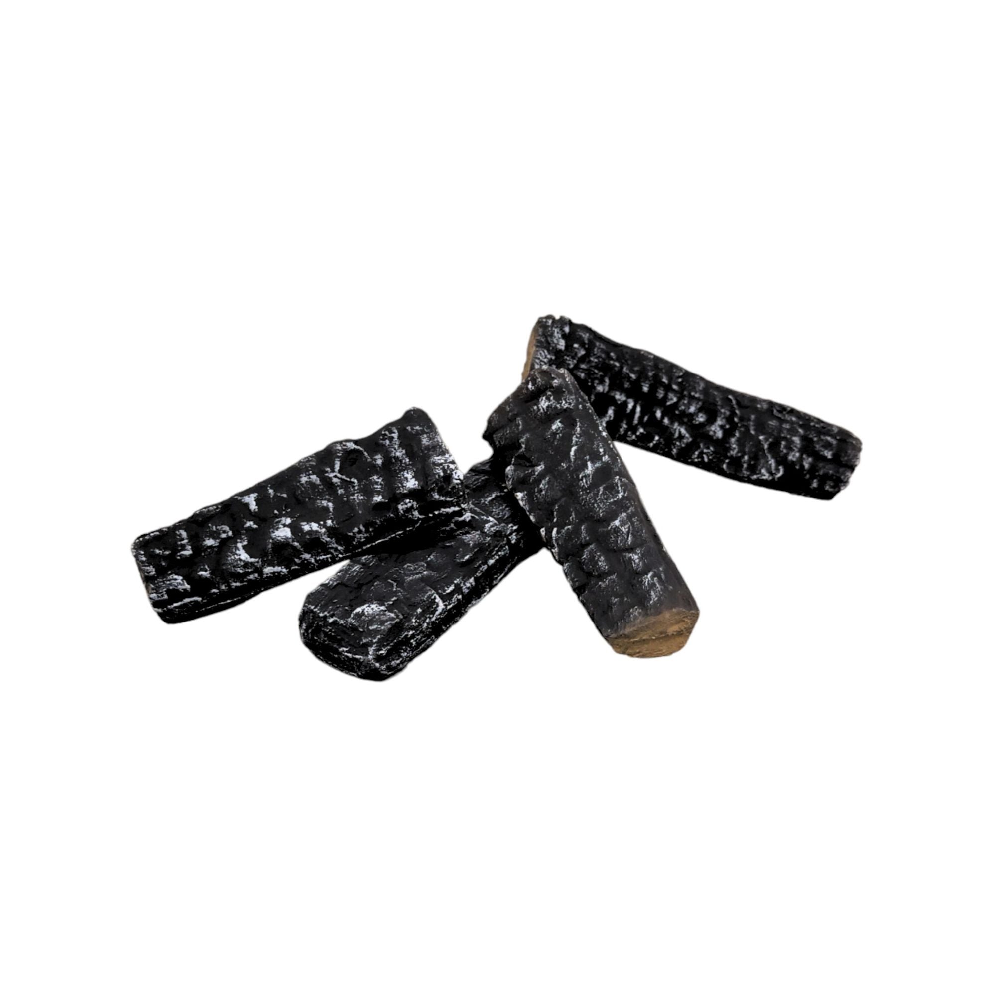 Decoratieve Keramische Houtblokken 4-delig – afbeelding 3