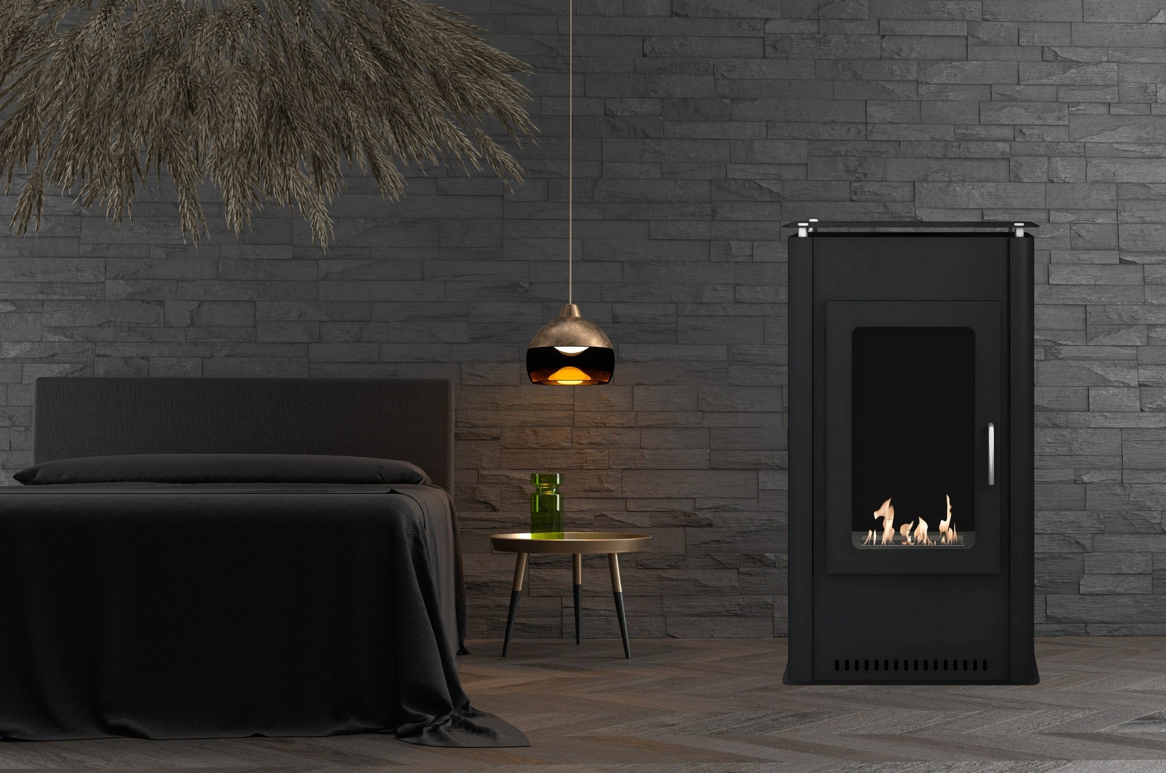 Dorre Bio Ethanol Kachelhaard H92 cm – afbeelding 3