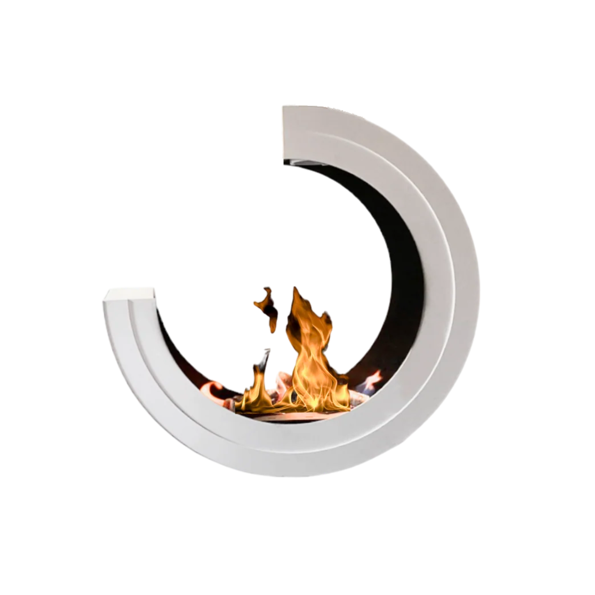 Erta 3/4 W Bio Ethanol Vrijstaand Haard D80 cm – afbeelding 1