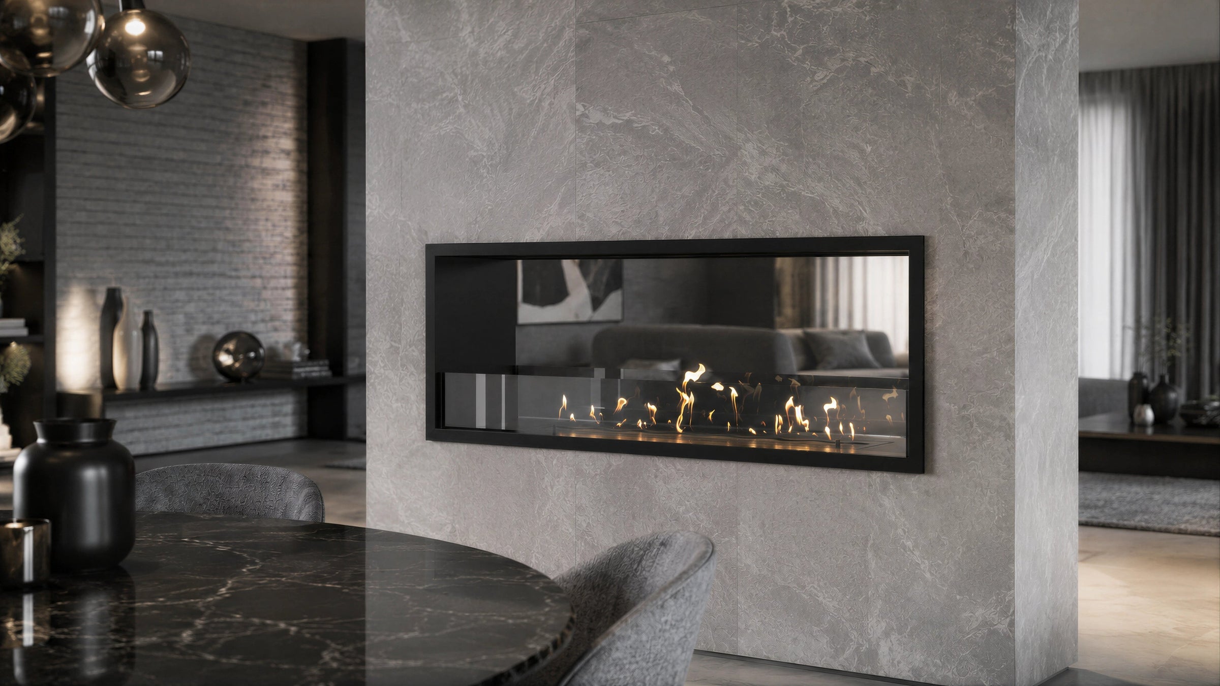 Fame Bio Ethanol Doorkijkhaard 110 cm – afbeelding 2