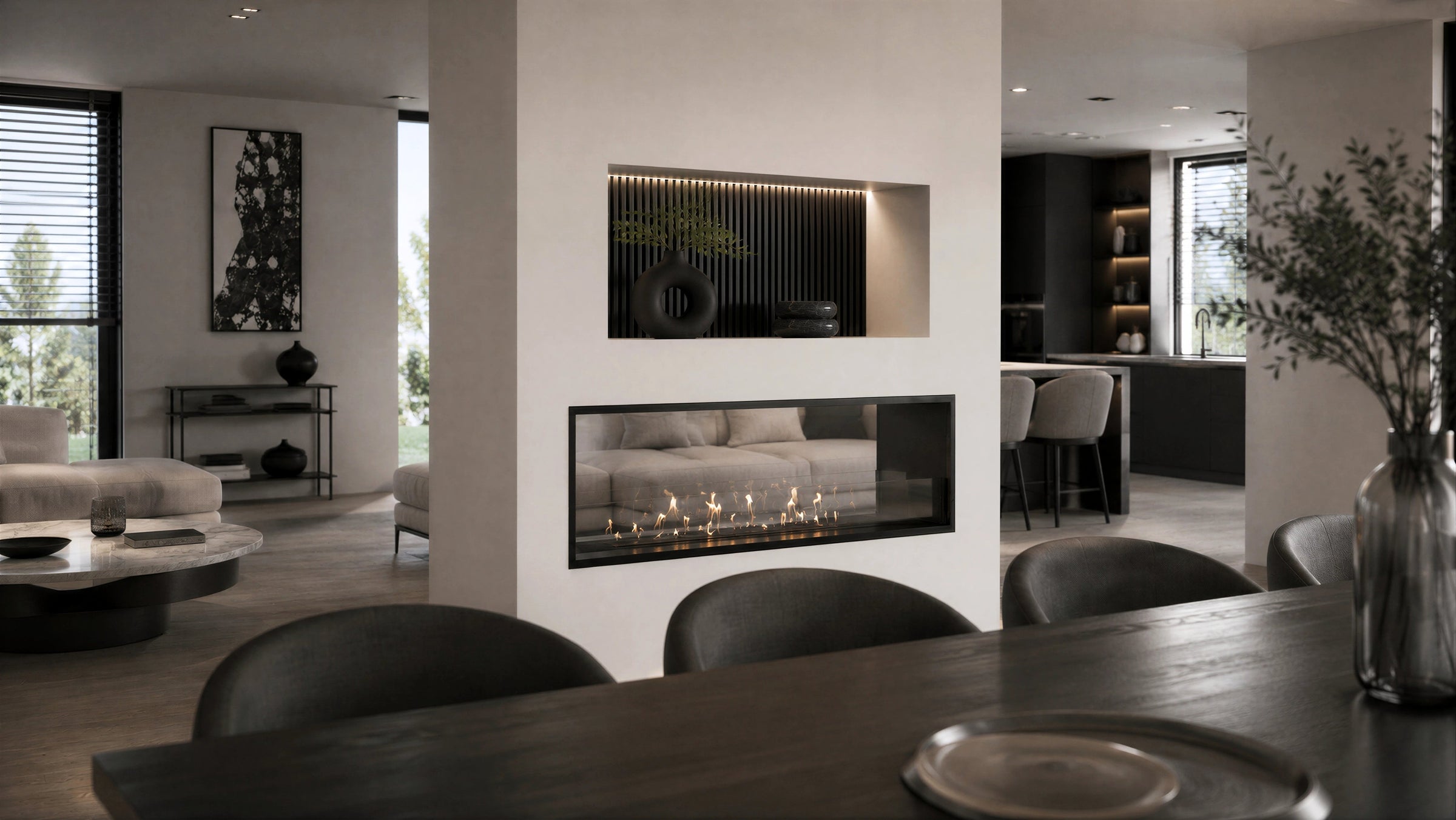 Fame Bio Ethanol Doorkijkhaard 120 cm – afbeelding 3