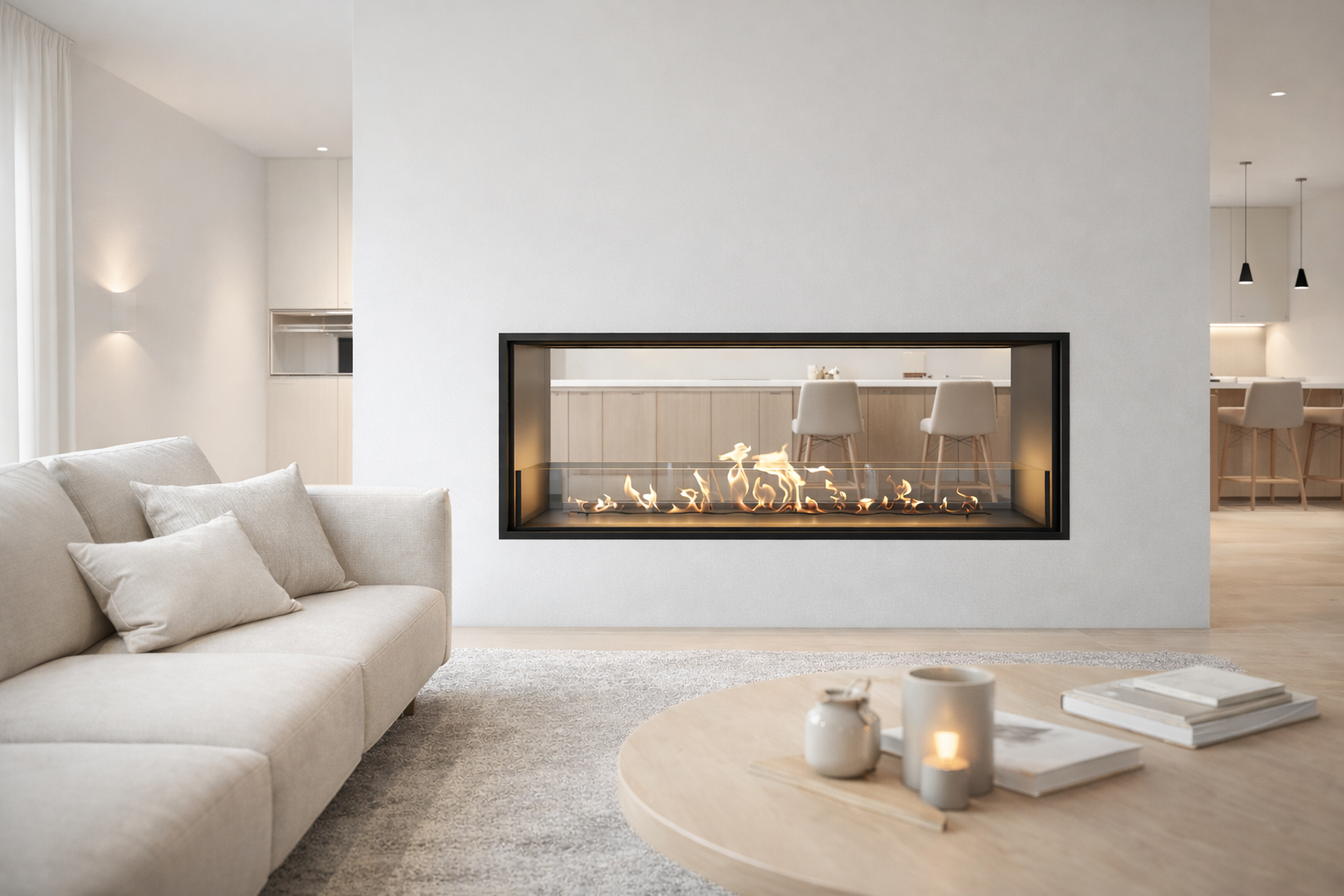 Fame Bio Ethanol Doorkijkhaard 150 cm – afbeelding 2