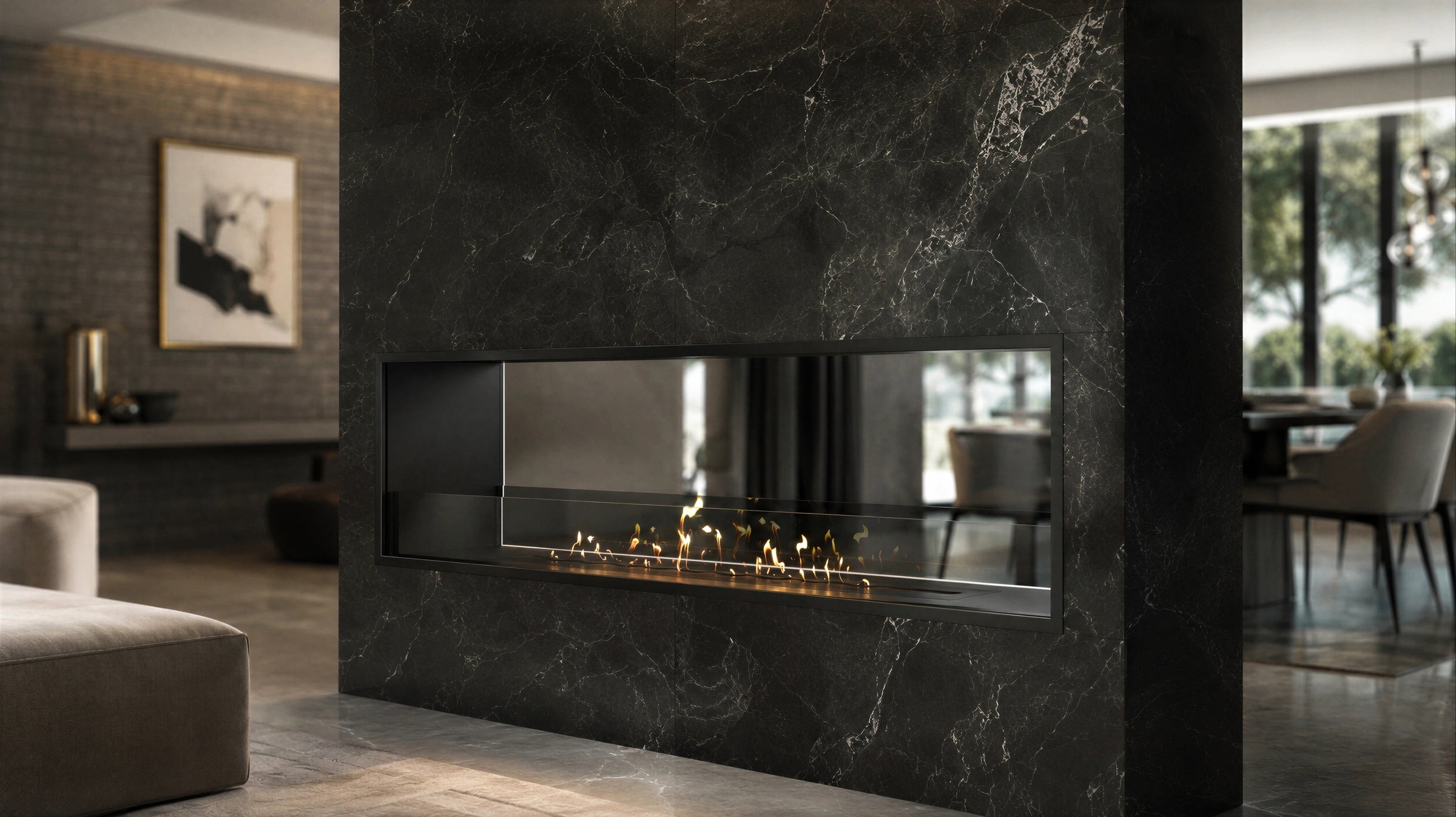 Fame Bio Ethanol Doorkijkhaard 150 cm – afbeelding 2