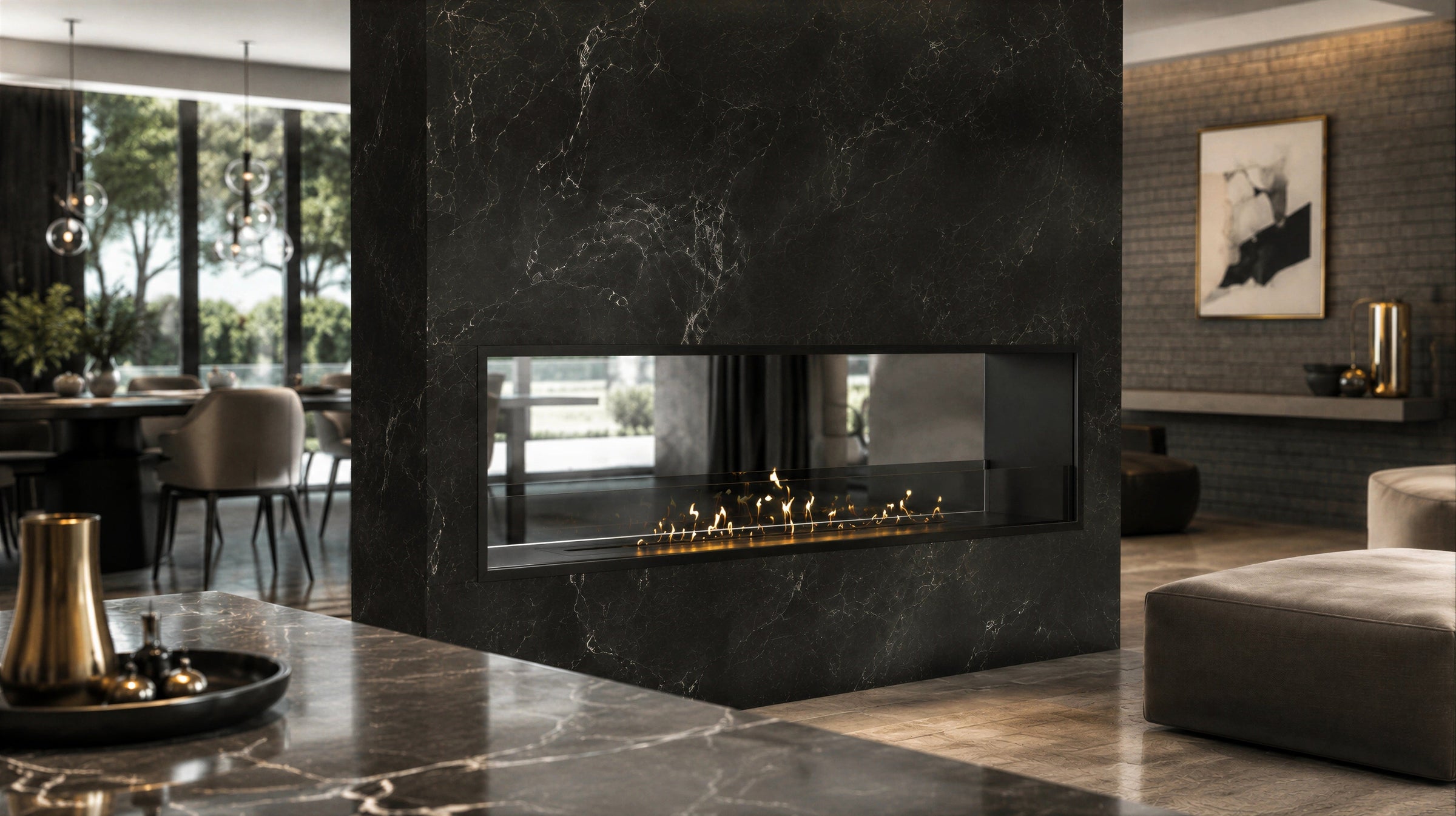 Fame Bio Ethanol Doorkijkhaard 150 cm – afbeelding 3