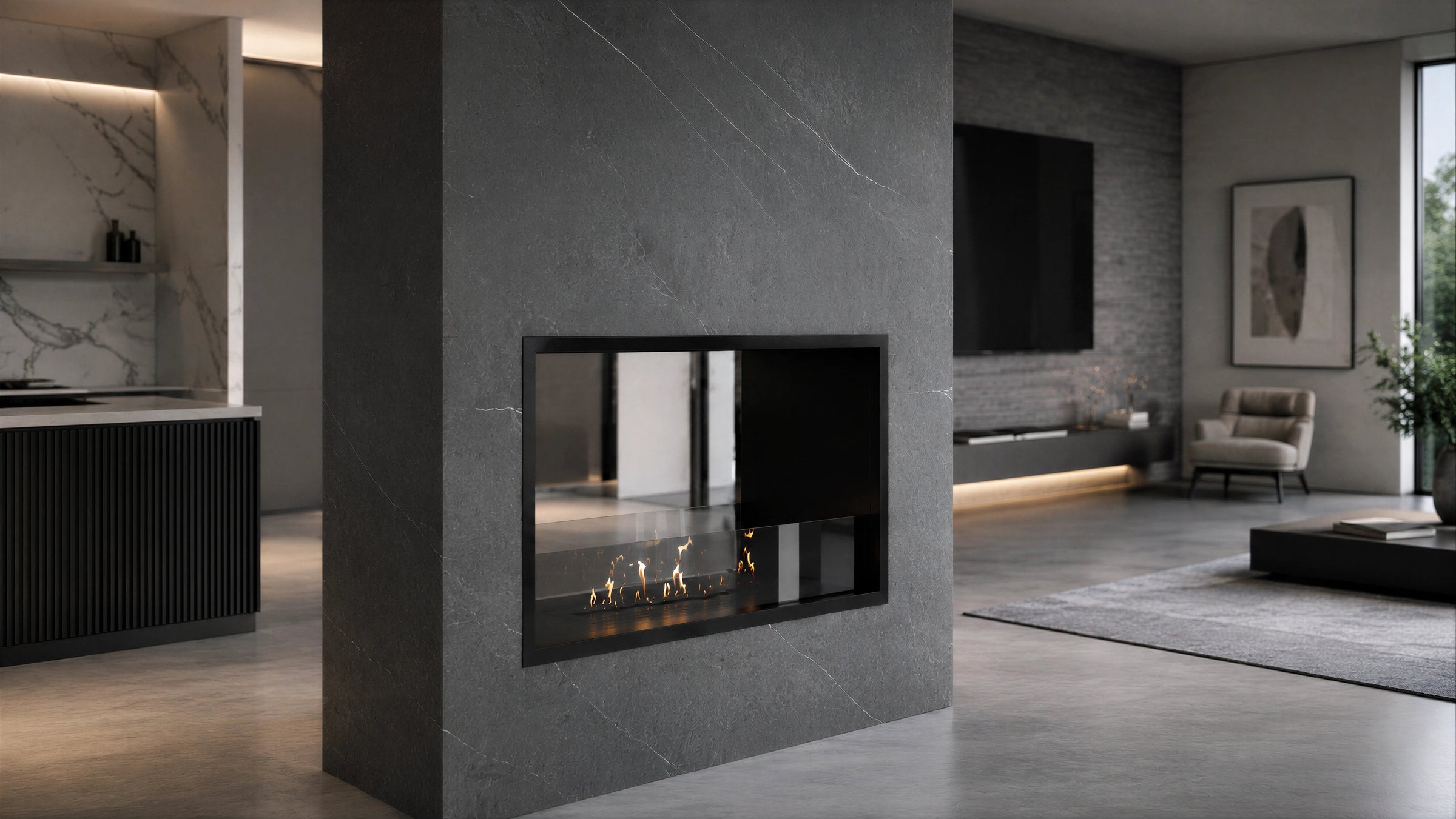 Fame Bio Ethanol Doorkijkhaard 80 cm – afbeelding 3