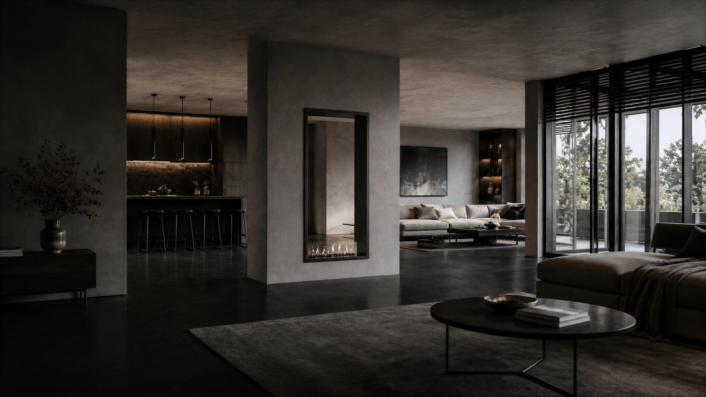 Fame Vertical Bio Ethanol Doorkijkhaard 100 x 120 cm – afbeelding 3