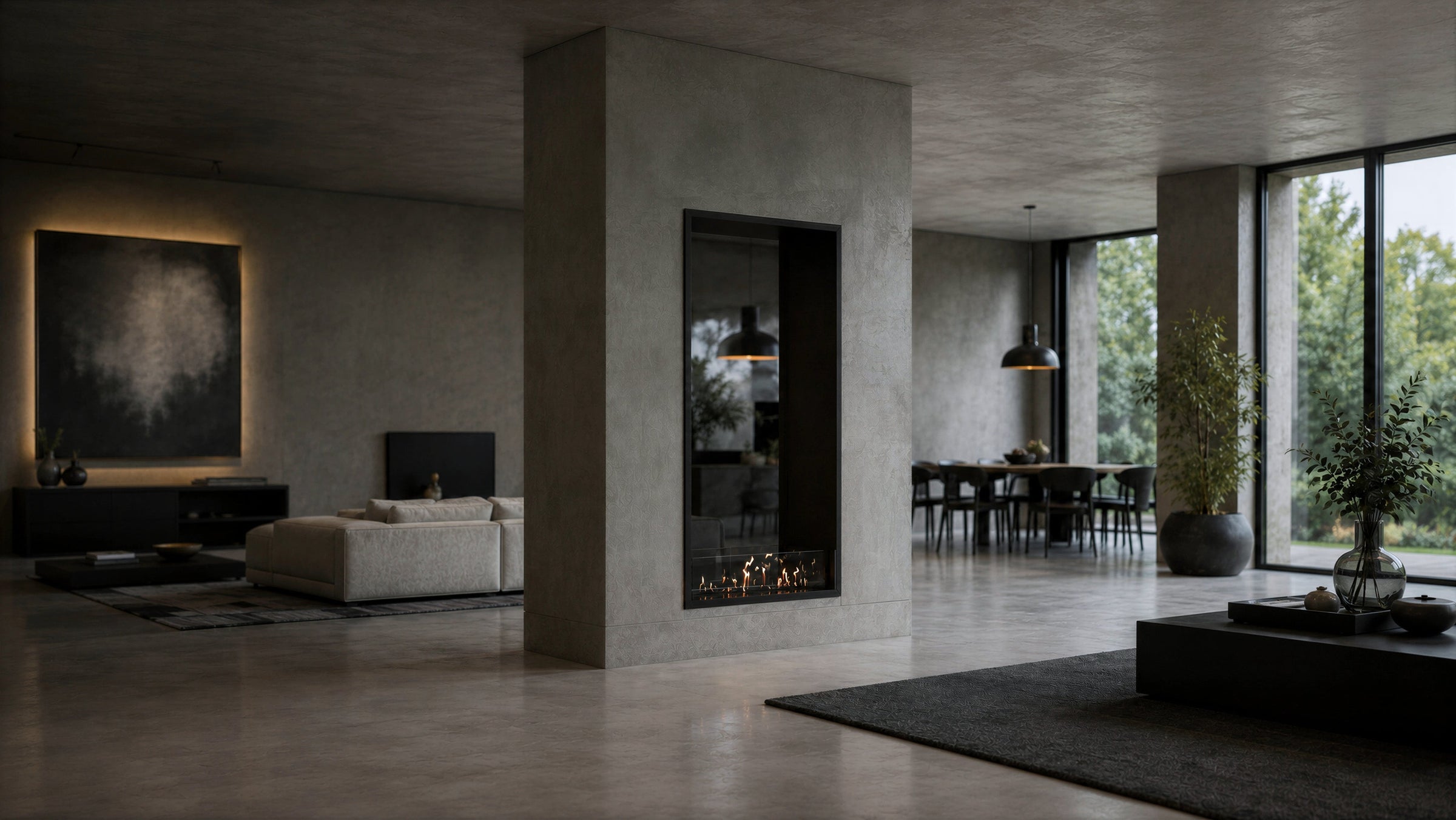 Fame Vertical Bio Ethanol Doorkijkhaard 100 x 140 cm – afbeelding 3