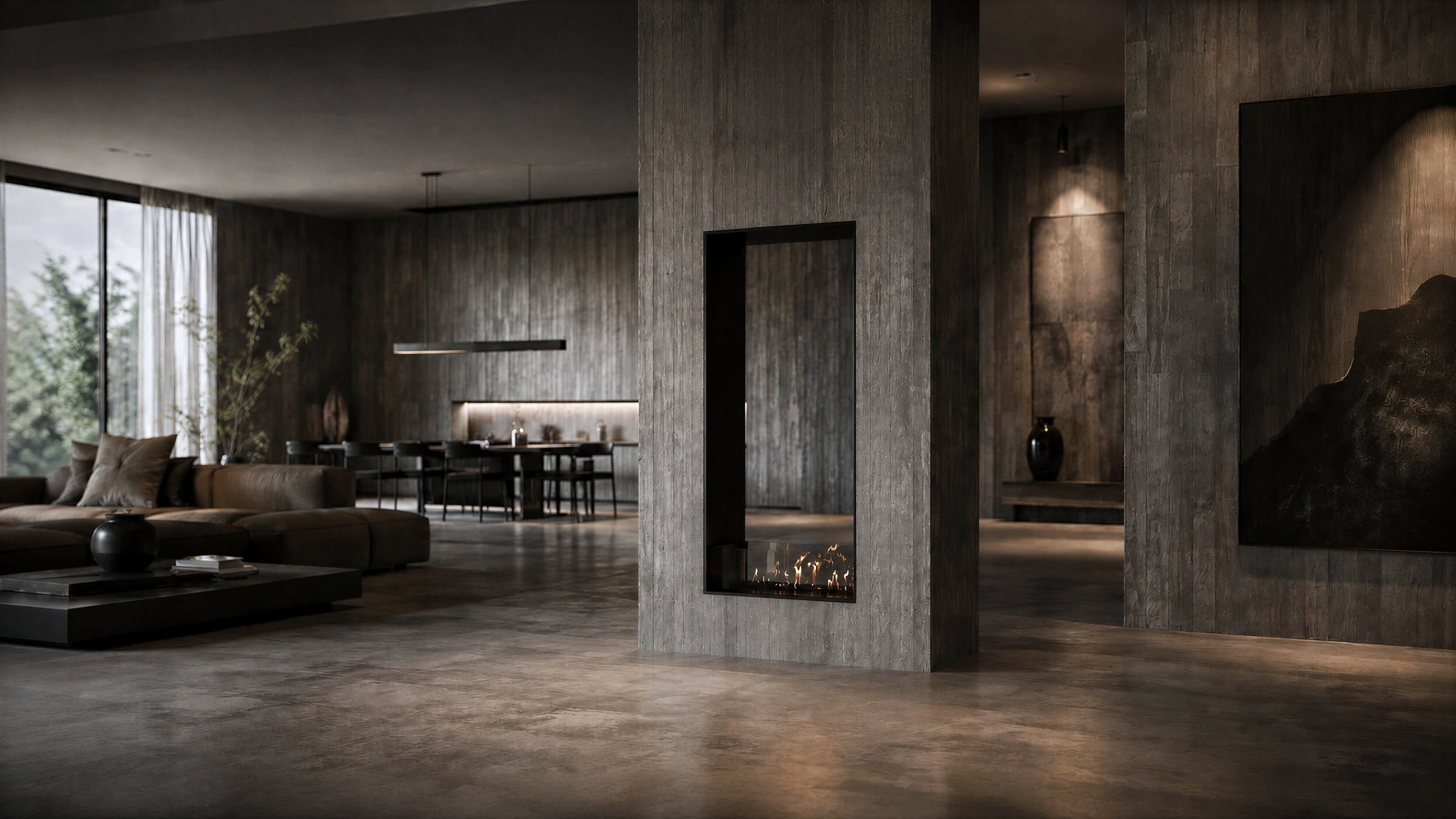 Fame Vertical Bio Ethanol Doorkijkhaard 100 x 160 cm – afbeelding 3