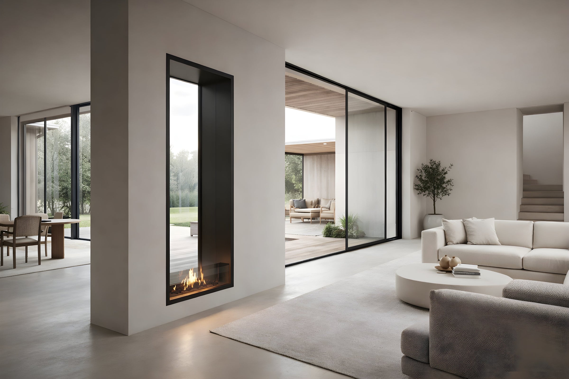 Fame Vertical Bio Ethanol Doorkijkhaard 70 x 200 cm – afbeelding 4