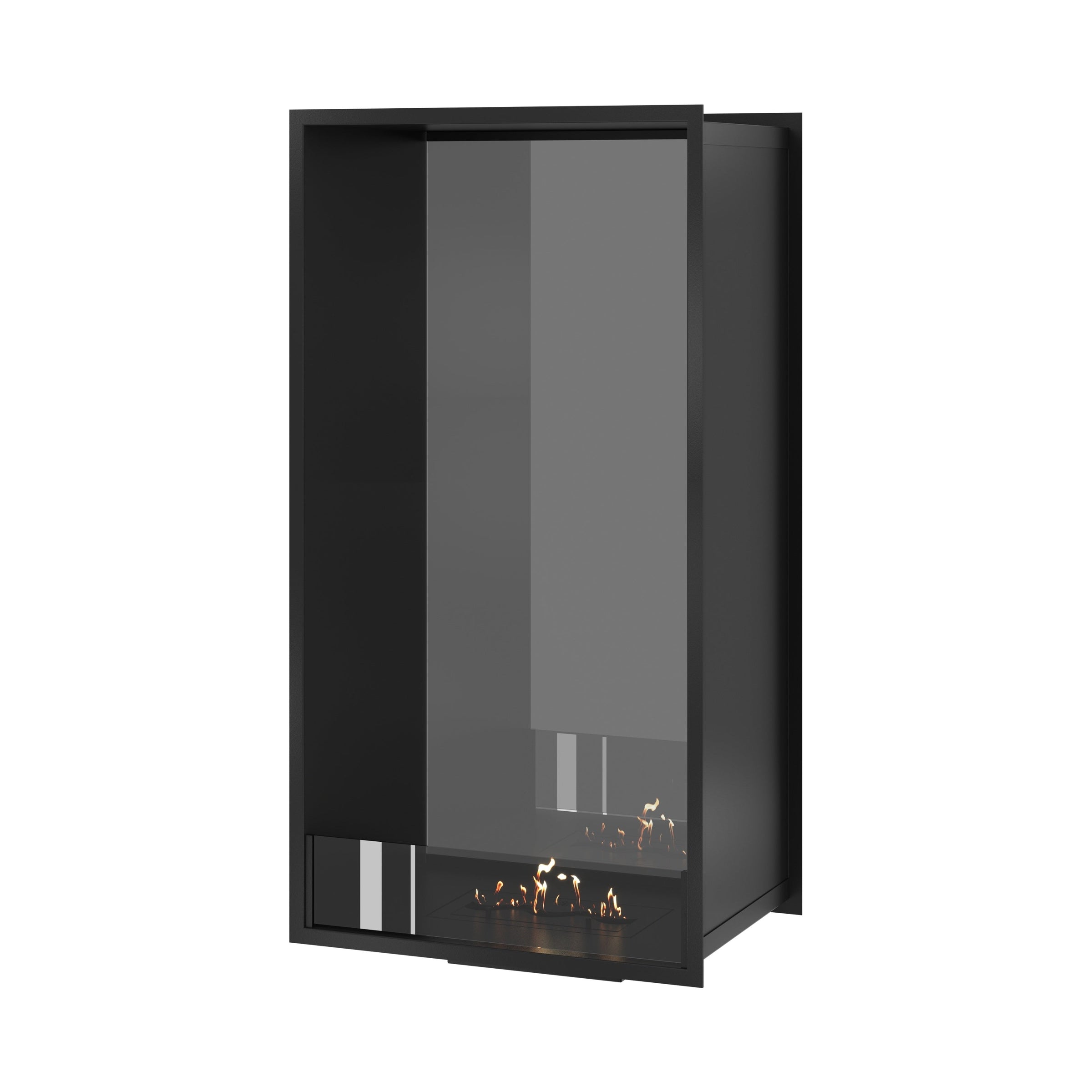 Fame Vertical Doorkijkhaard Enkel Volle Glas 60 x 160 cm – afbeelding 1