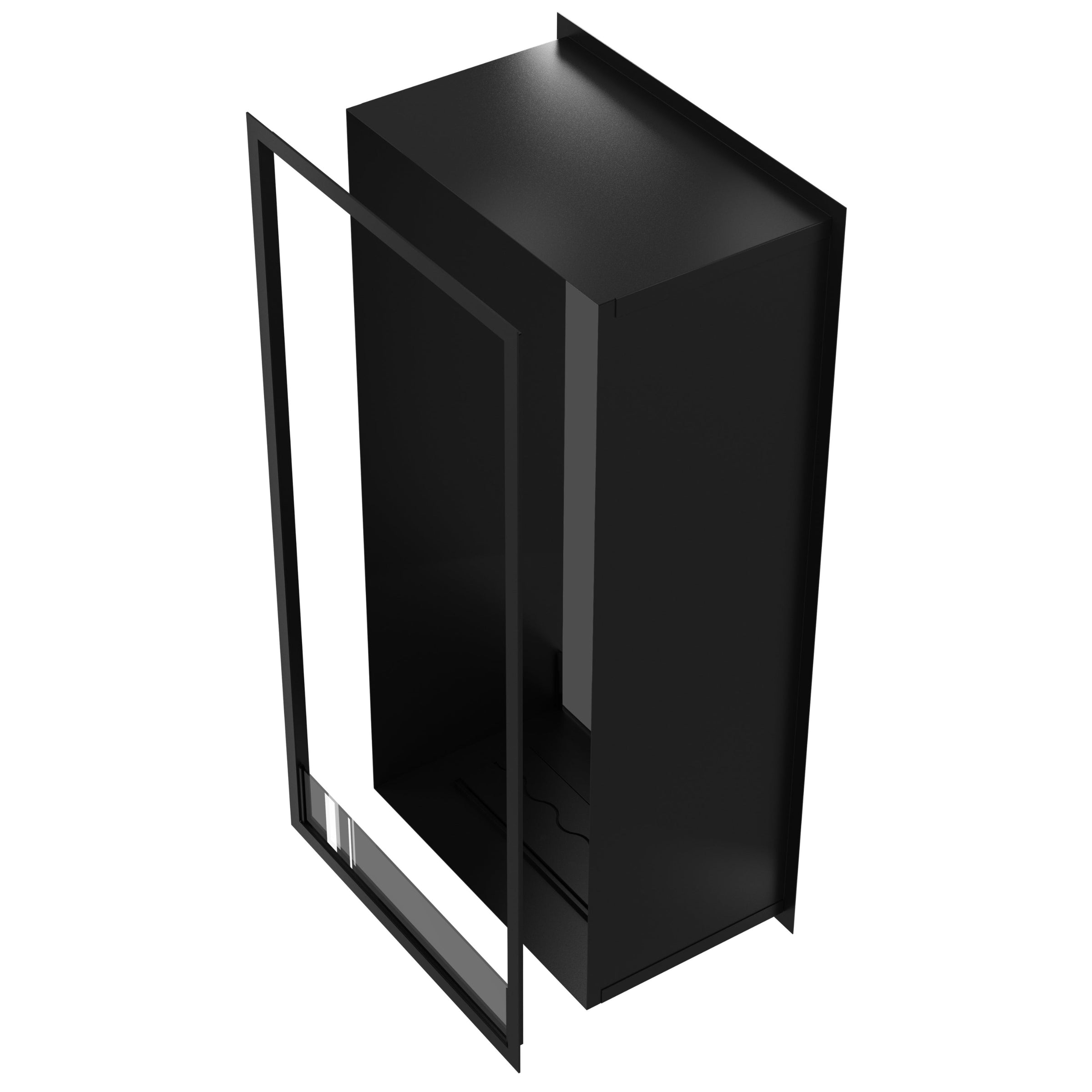 Fame Vertical Doorkijkhaard Enkel Volle Glas 60 x 160 cm – afbeelding 7