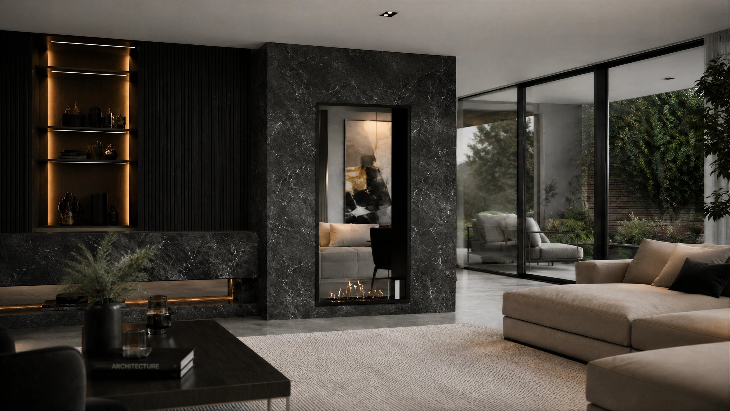Fame Vertical Bio Ethanol Doorkijkhaard 70 x 120 cm – afbeelding 3