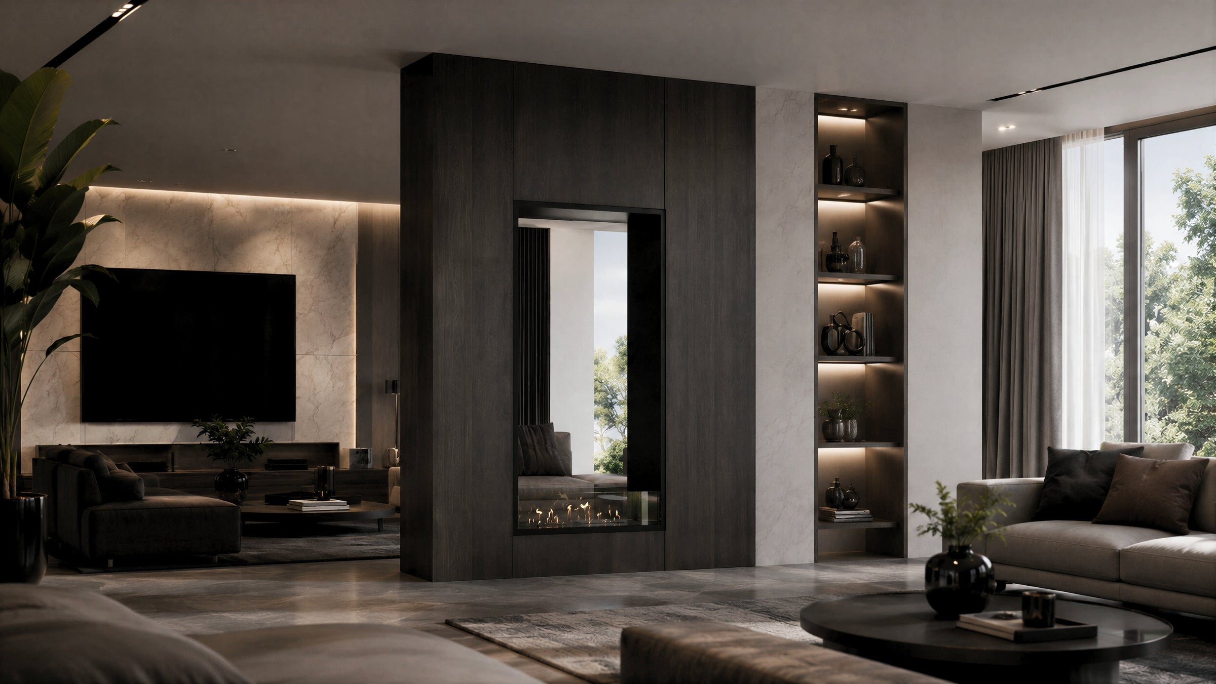 Fame Vertical Bio Ethanol Doorkijkhaard 70 x 200 cm – afbeelding 3